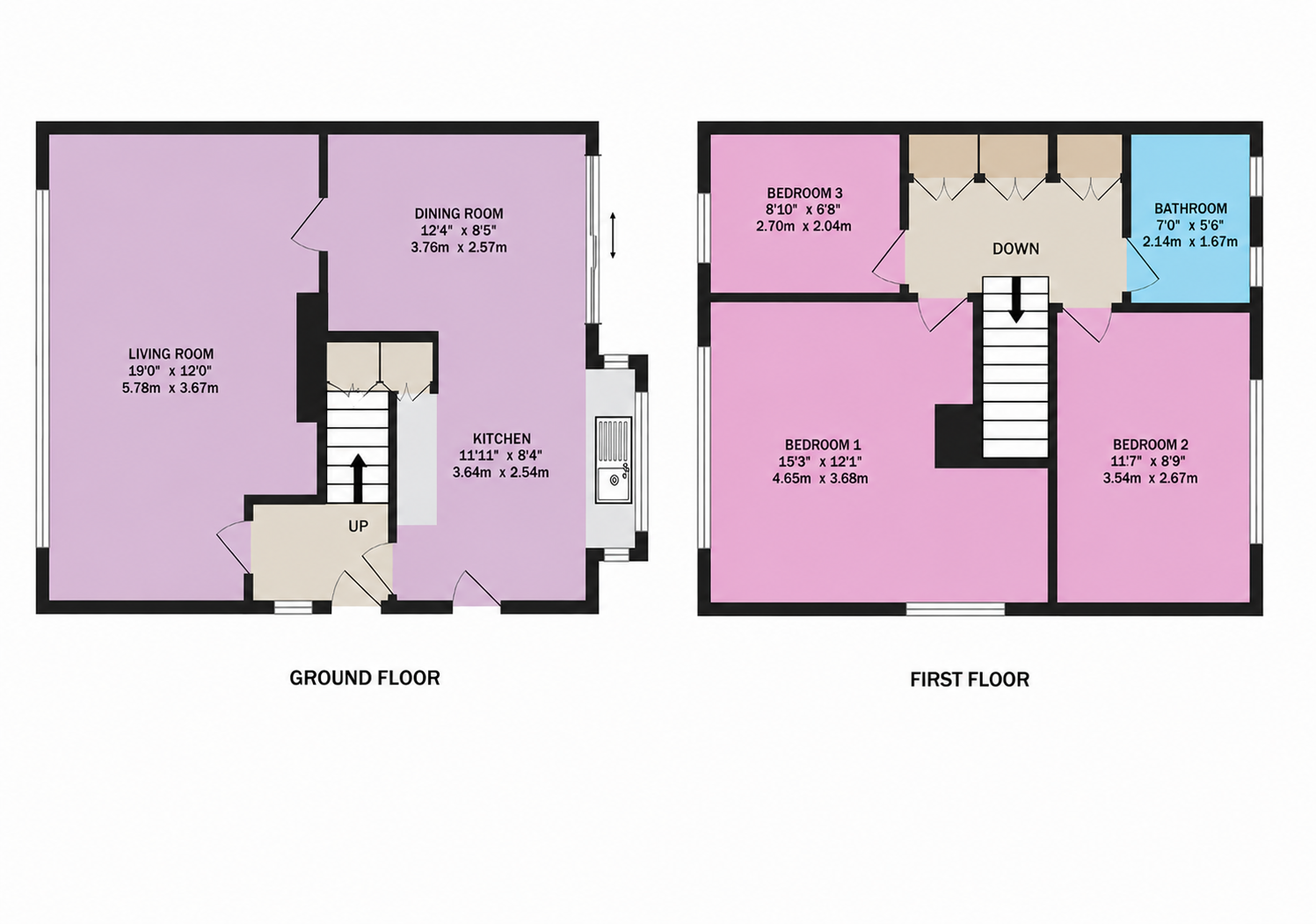 43, Newman Road, Rotherham floorplan