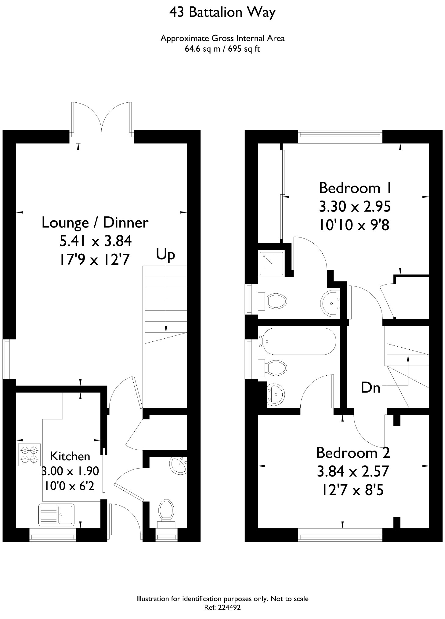 2 Bedrooms Semi-detached house for sale in Battalion Way, Thatcham, Berkshire RG19