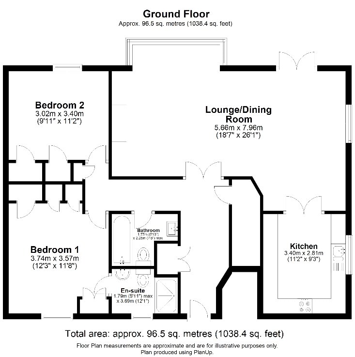 Flat 2, Gilson Court,, Windsor Road, Windsor floorplan