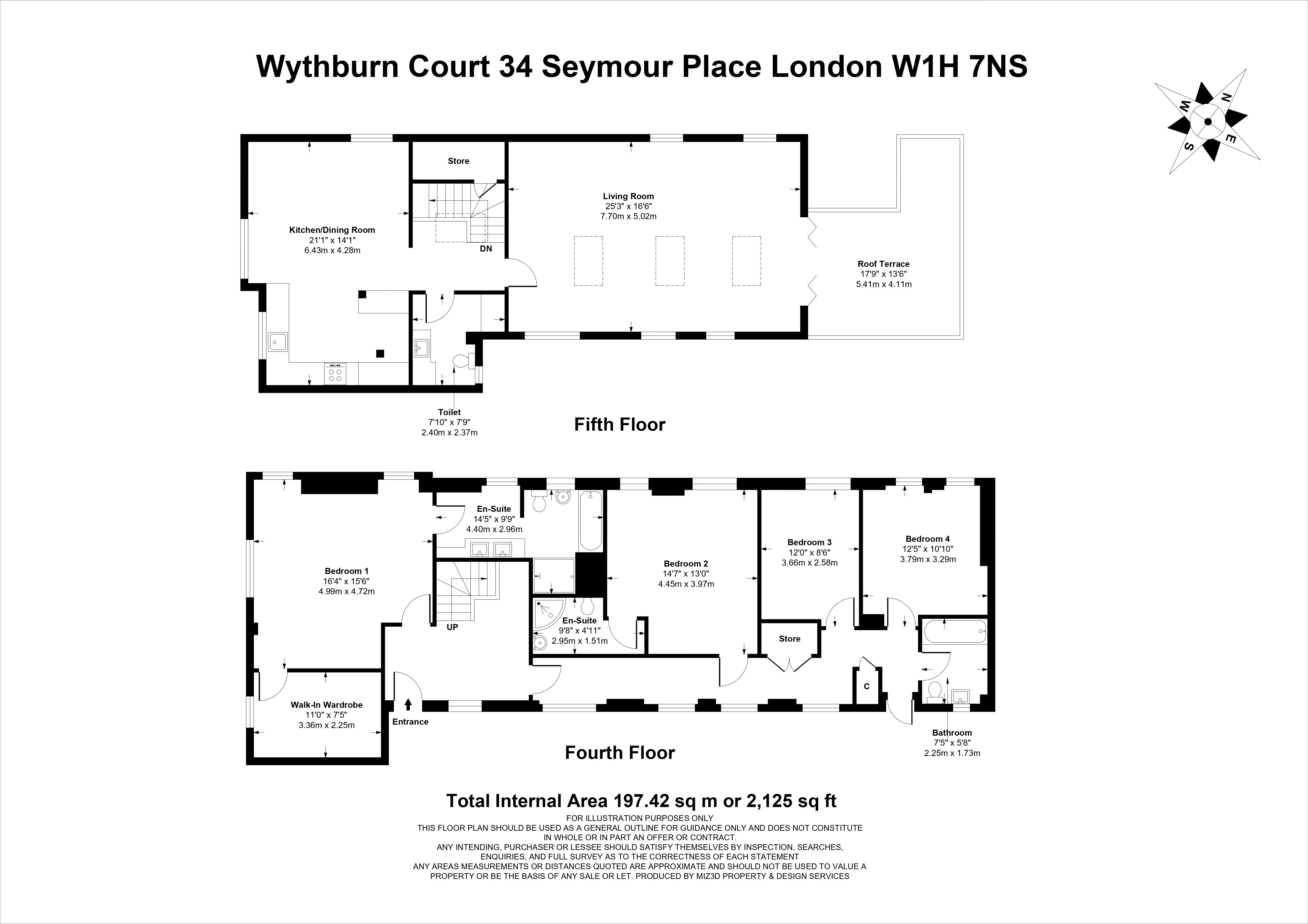 Wythburn Court, Seymour Place, London floorplan