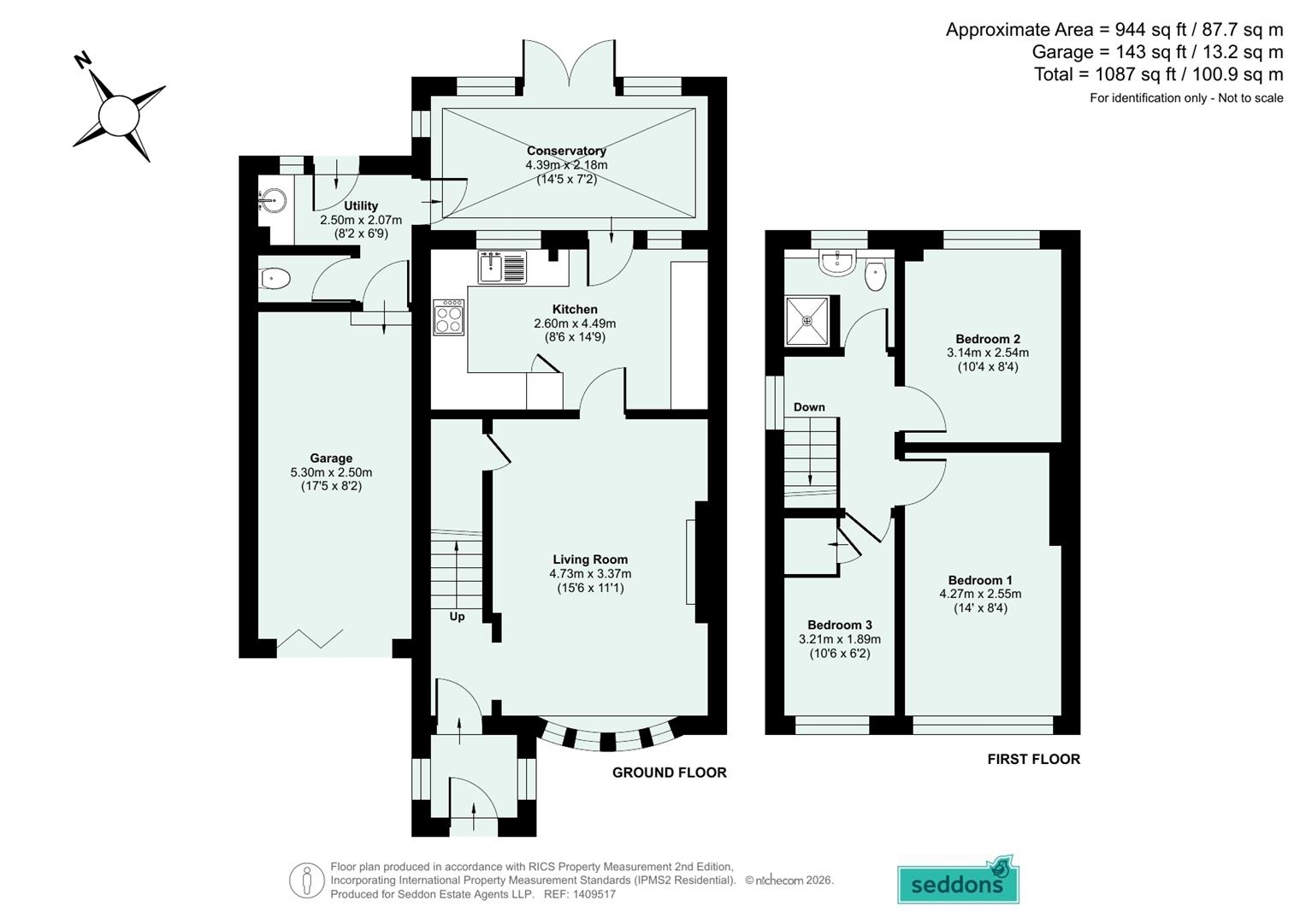4, Market Close, Tiverton floorplan