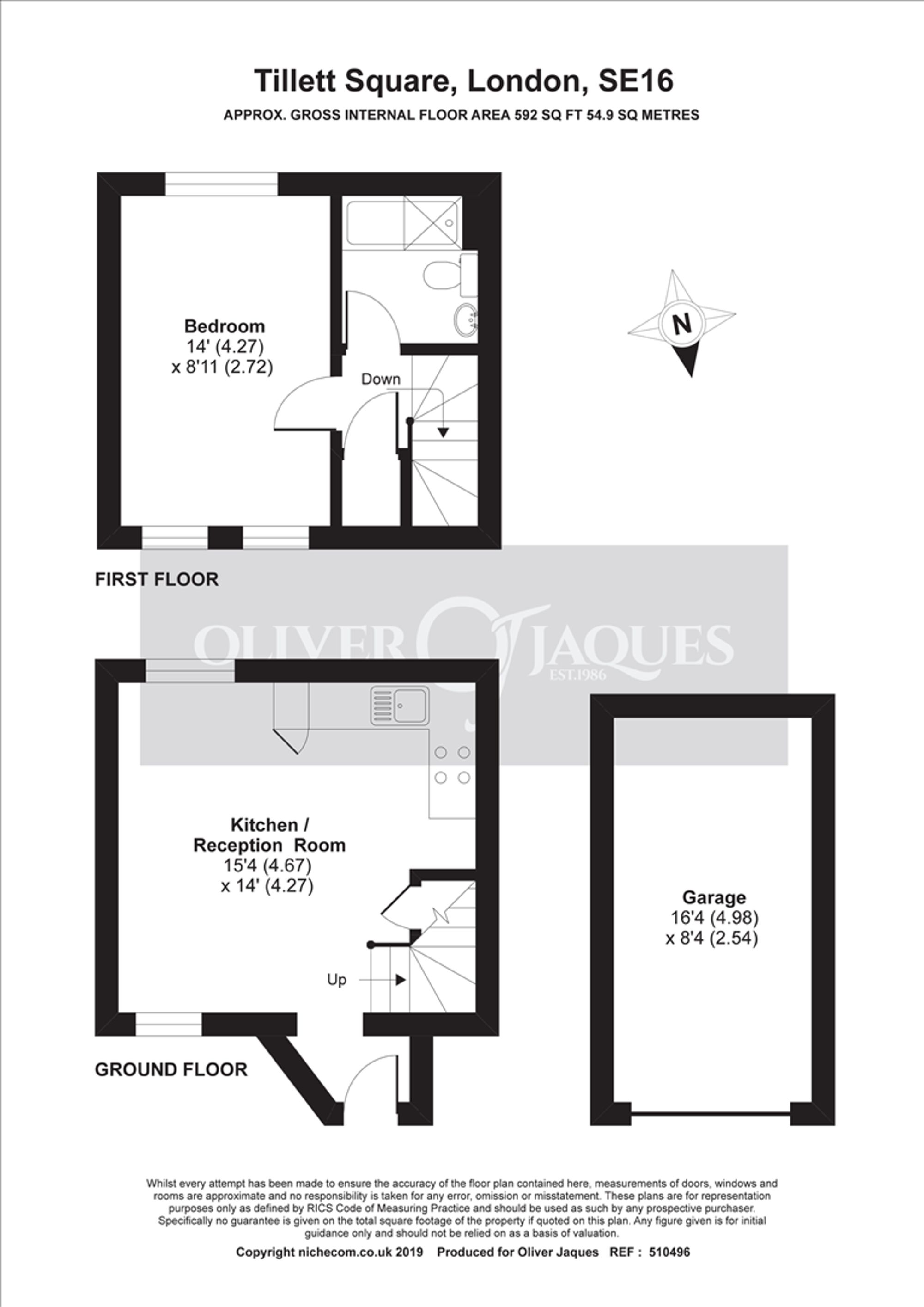 4 Tillett Square, London floorplan