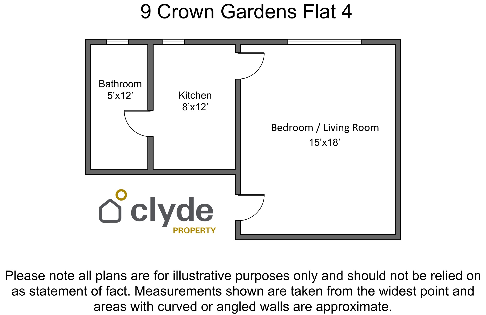 Crown Gardens, Glasgow floorplan