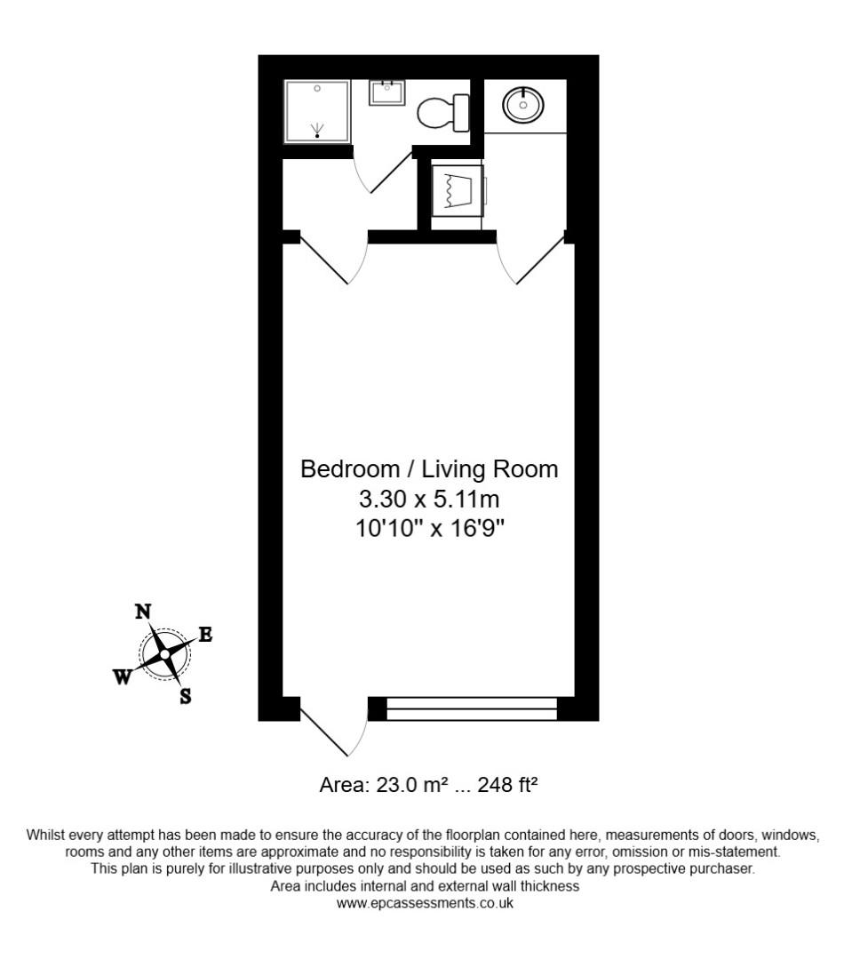 6, St. James's Mews, Bath floorplan