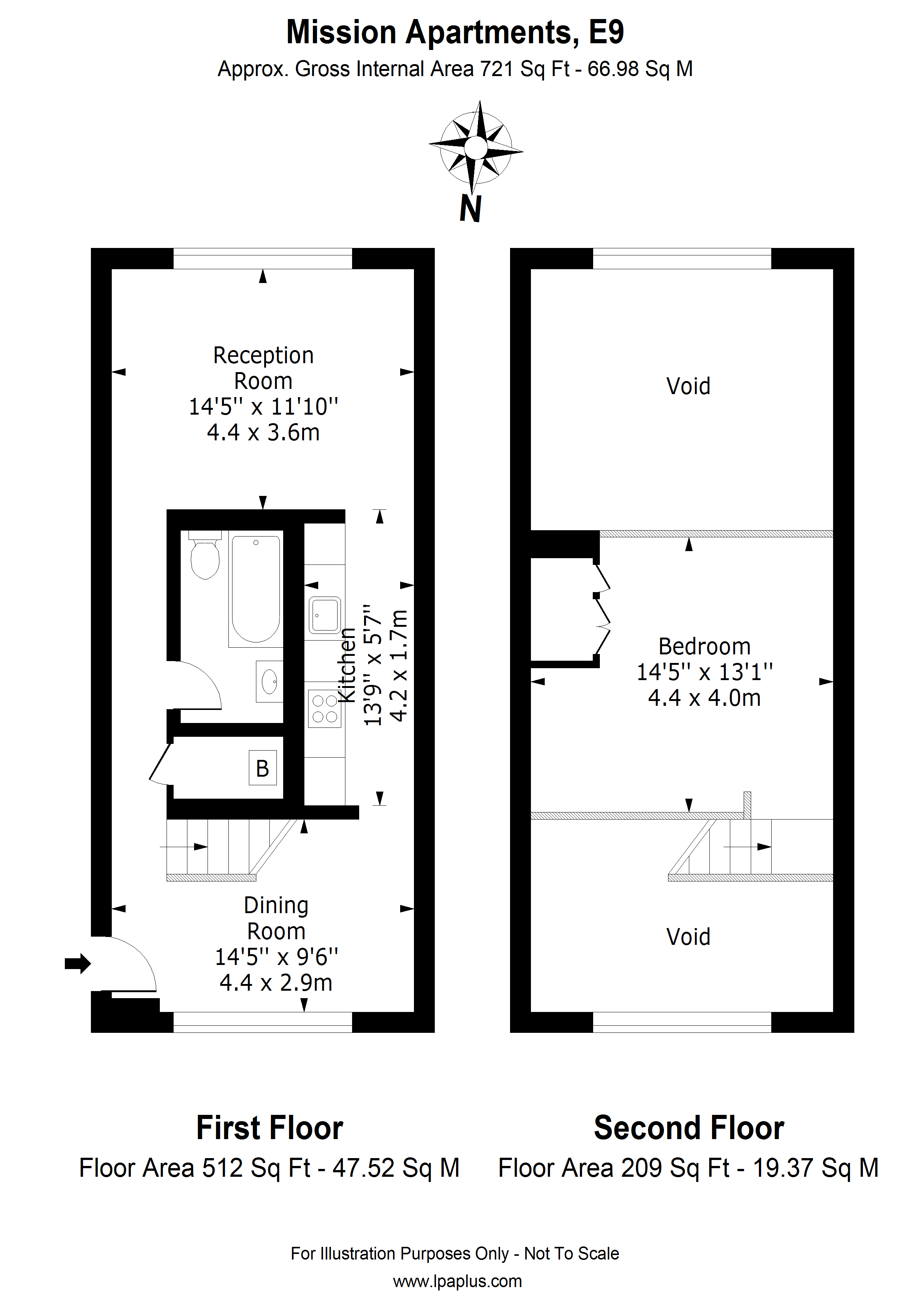 1 Bedrooms Flat to rent in The Mission Apartments, 95 Eastway E9