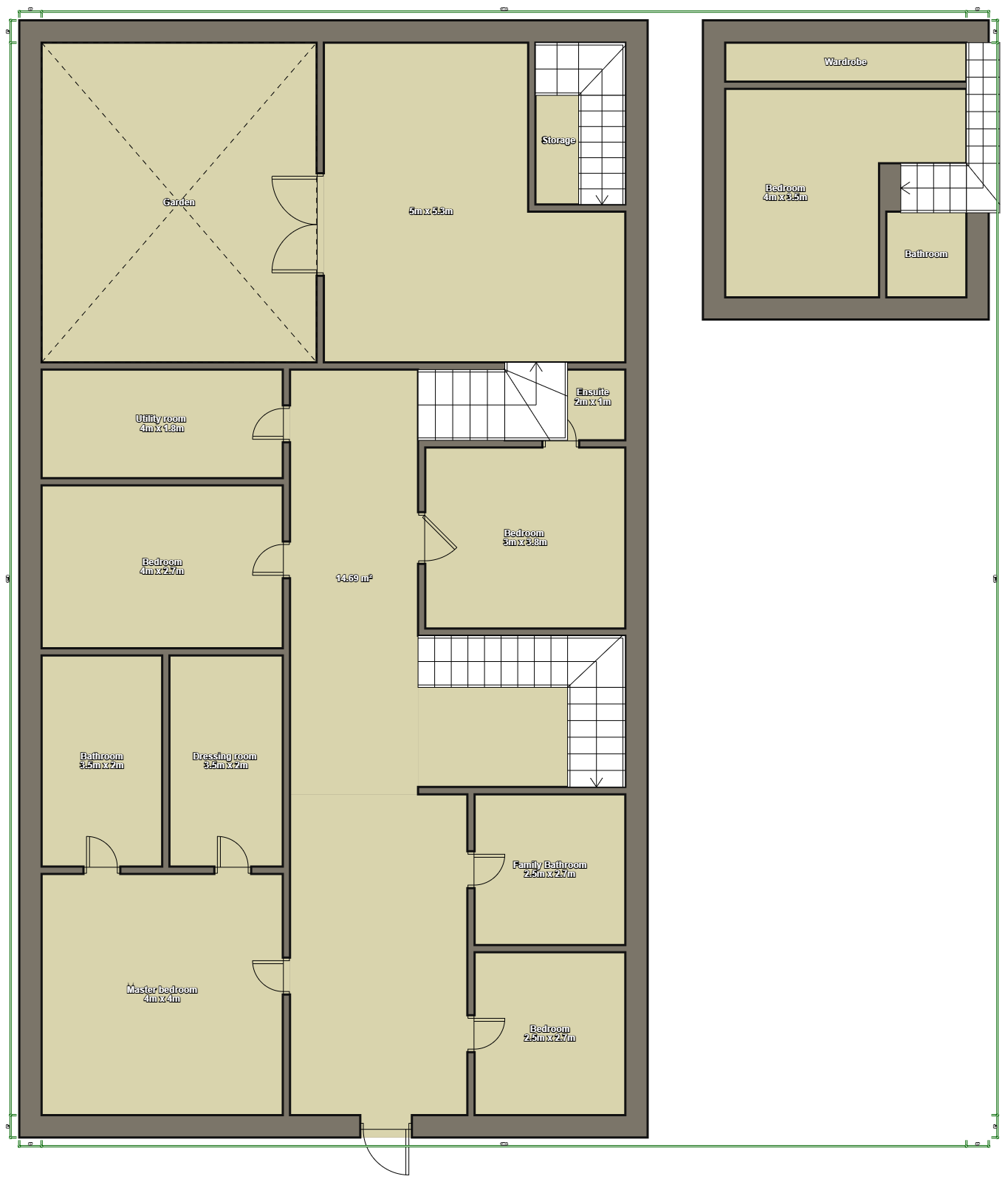 Horeb House, Horeb Terrace, Llwydcoed, Aberdare floorplan