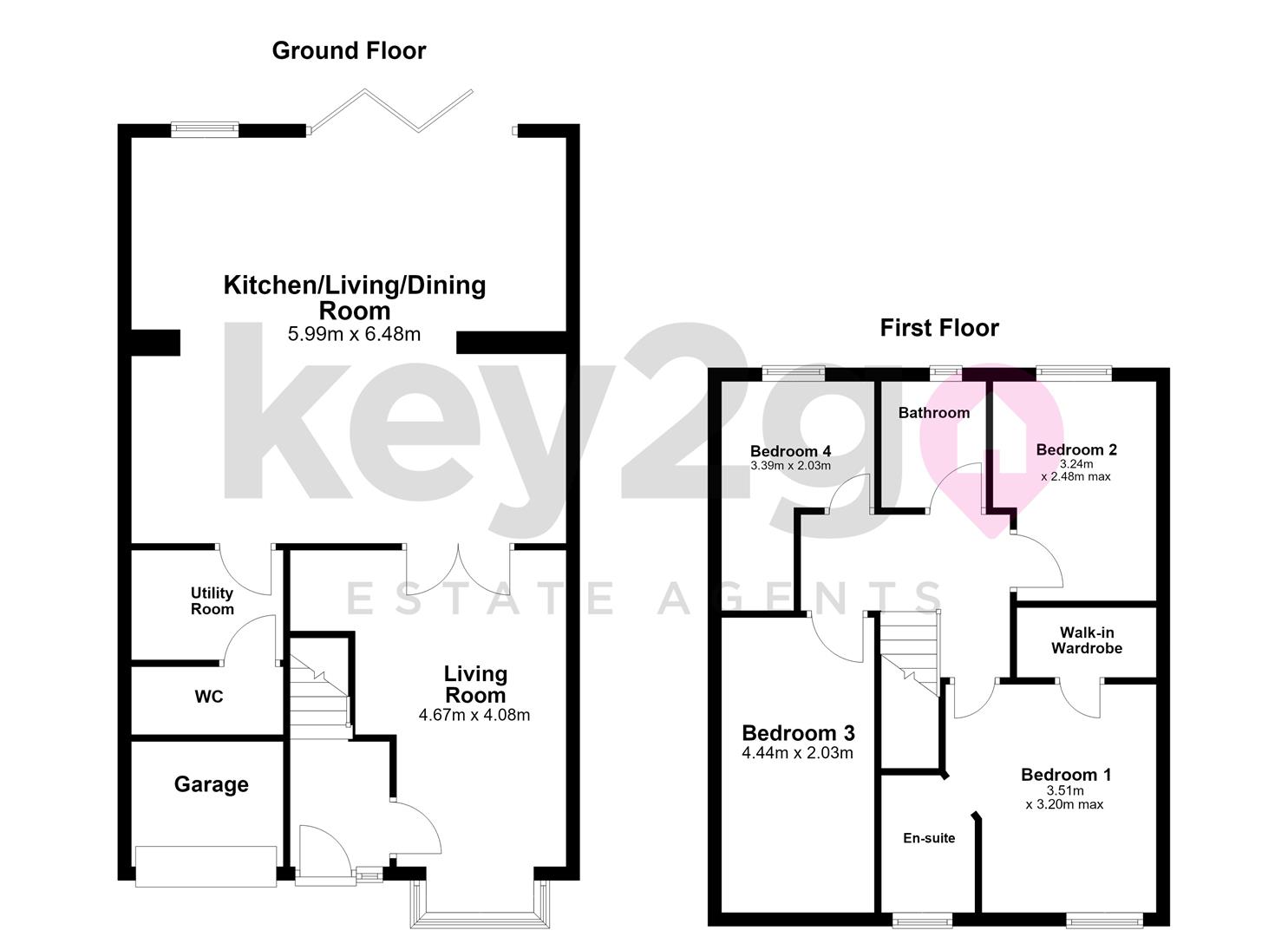 44, Rufford Rise, Sheffield floorplan