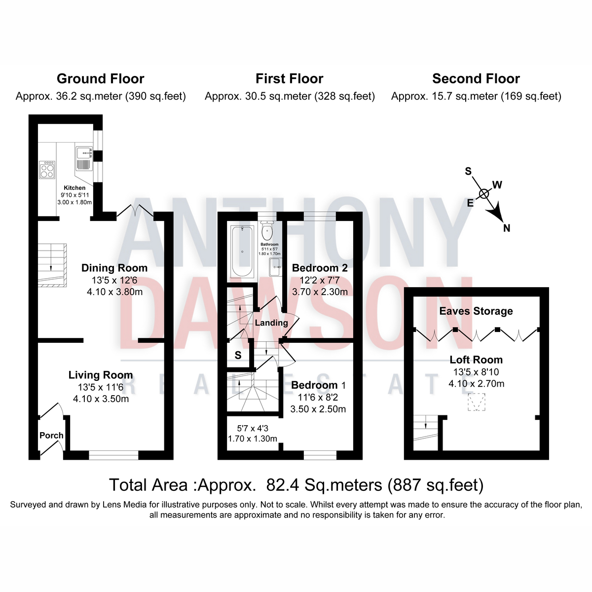 32, Russell Terrace, Burnley floorplan