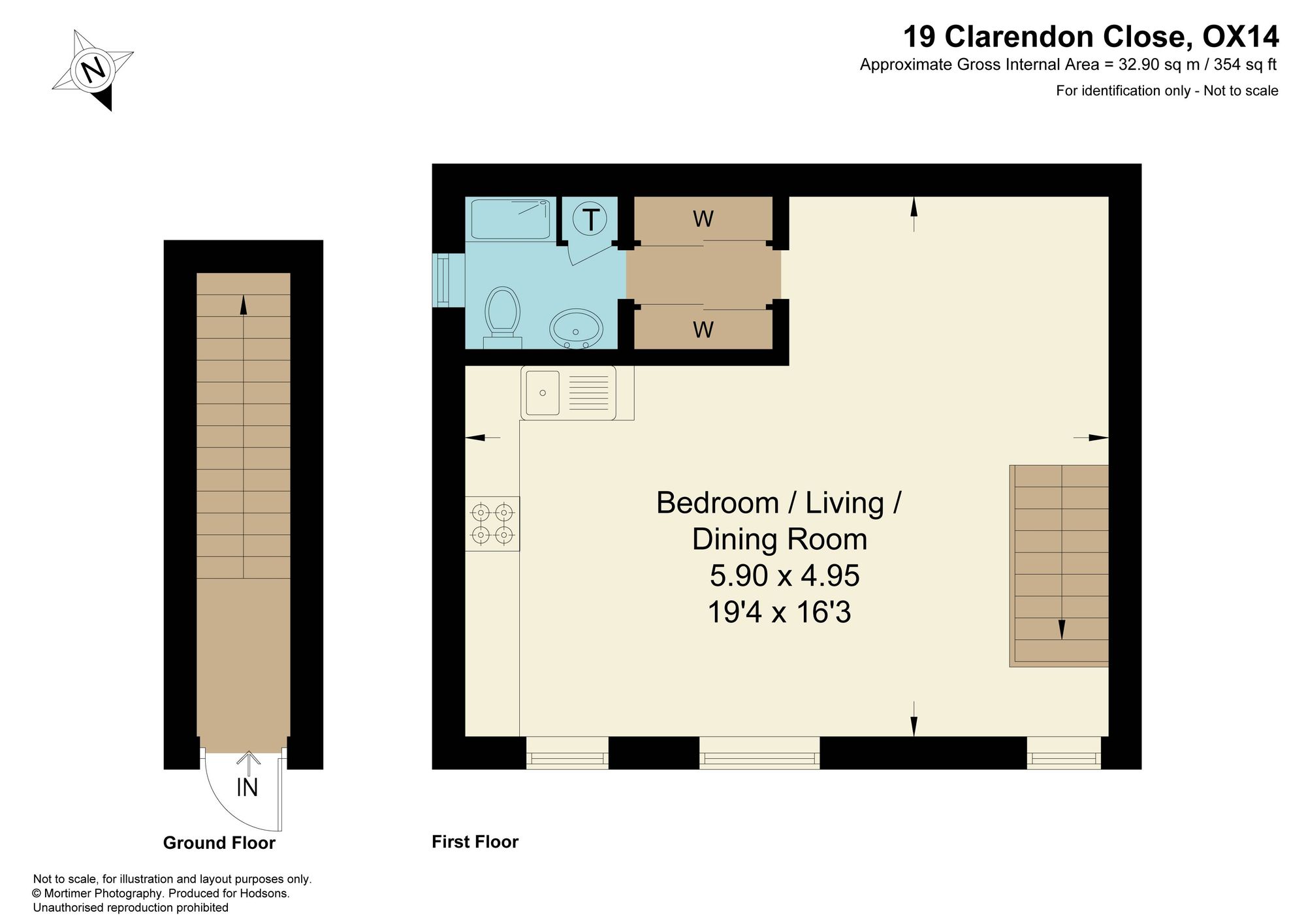 19 Clarendon Close, Abingdon floorplan
