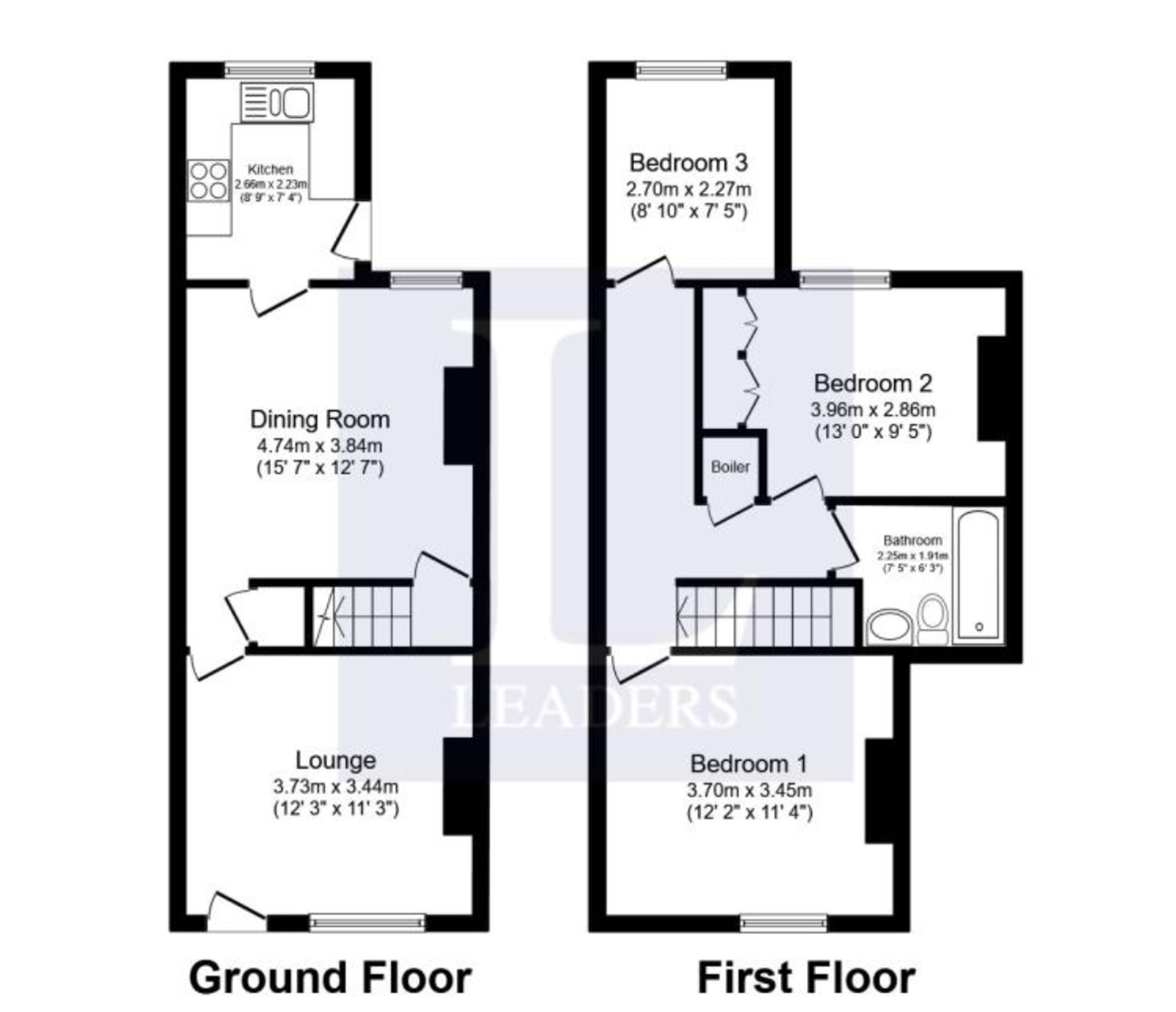 11, Dickinson Street, Derby floorplan