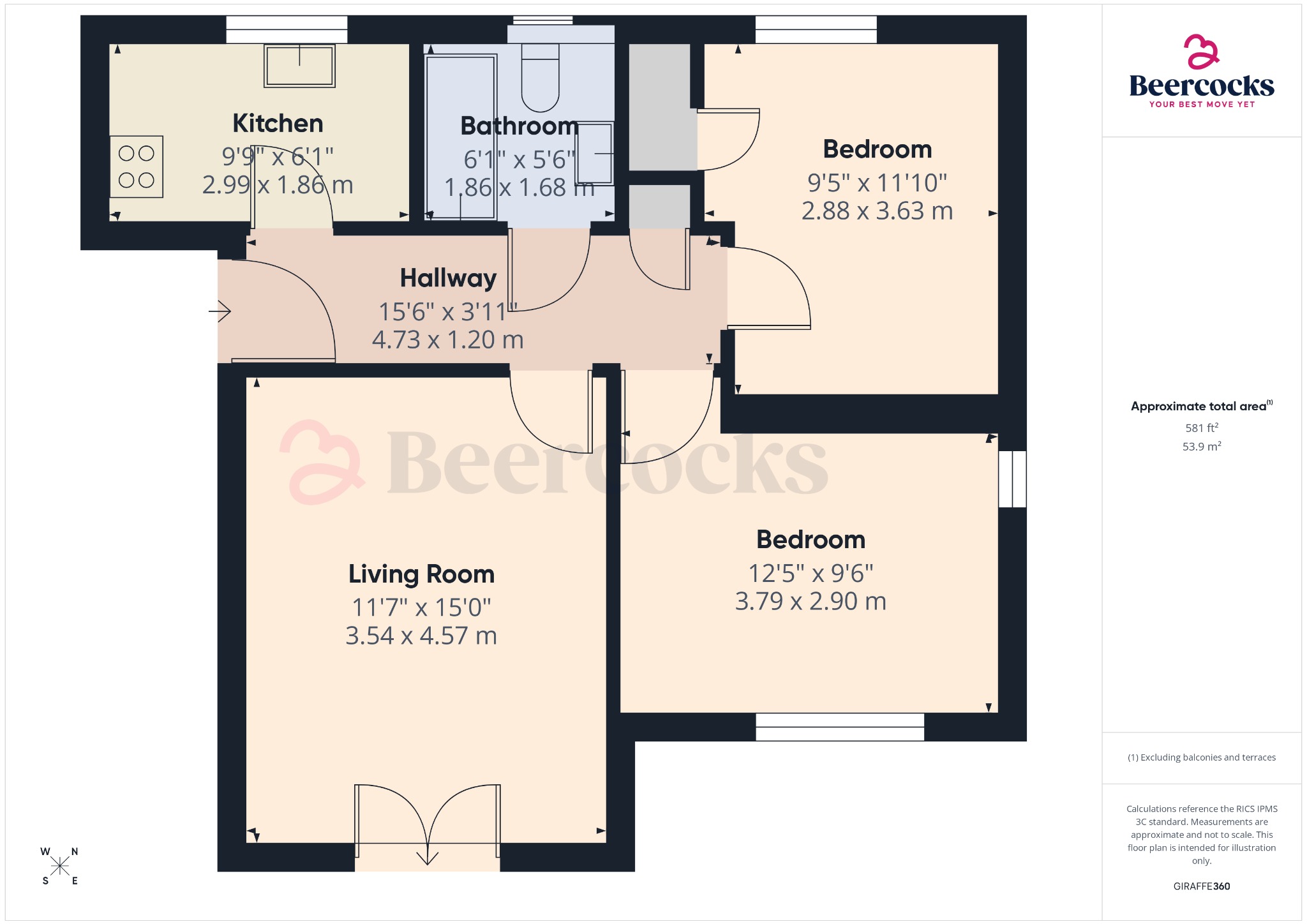 Apartment 8, 42 Dovestone Way, Hull floorplan