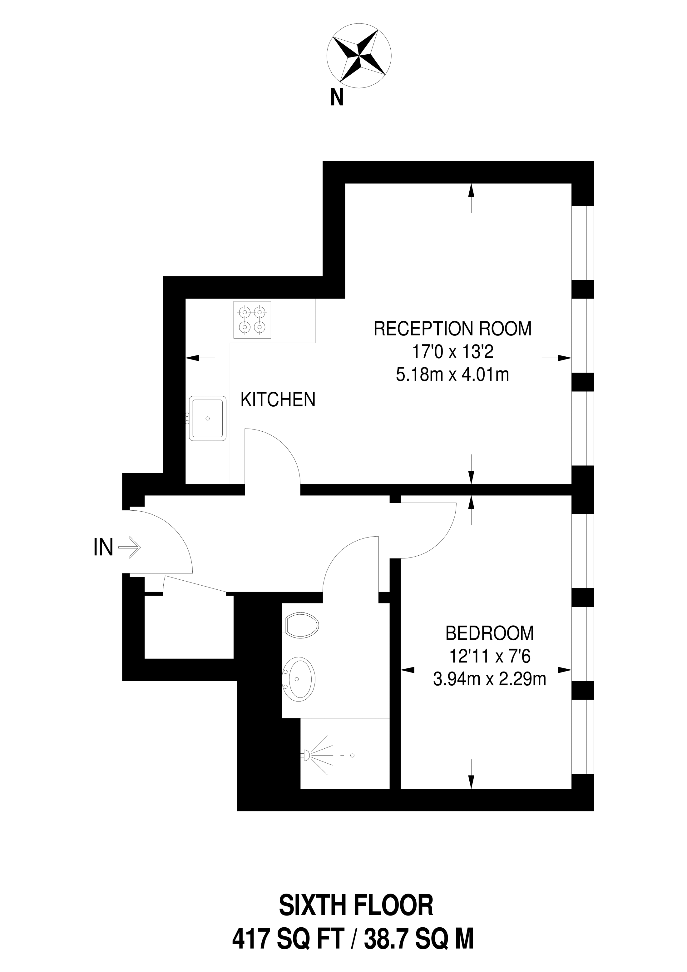 1 Bedrooms Studio to rent in Streatham High Road, Streatham Hill SW16