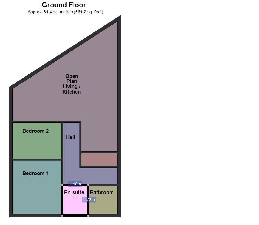 2 Bedrooms Terraced house to rent in Apt 3, Sapphire Court, Robin Street, Preston, Lancashire PR1