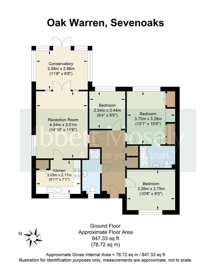 16, Oak Warren, Sevenoaks floorplan