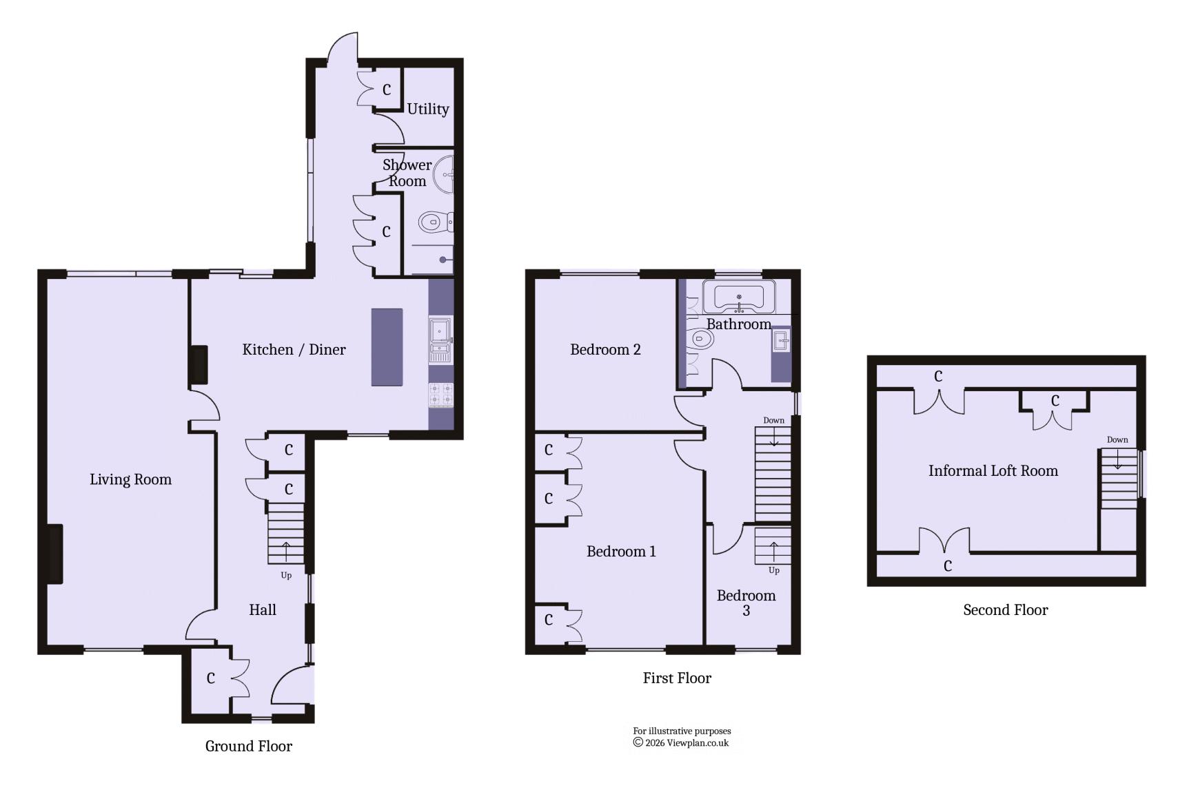 Plymouth Road, Penarth floorplan