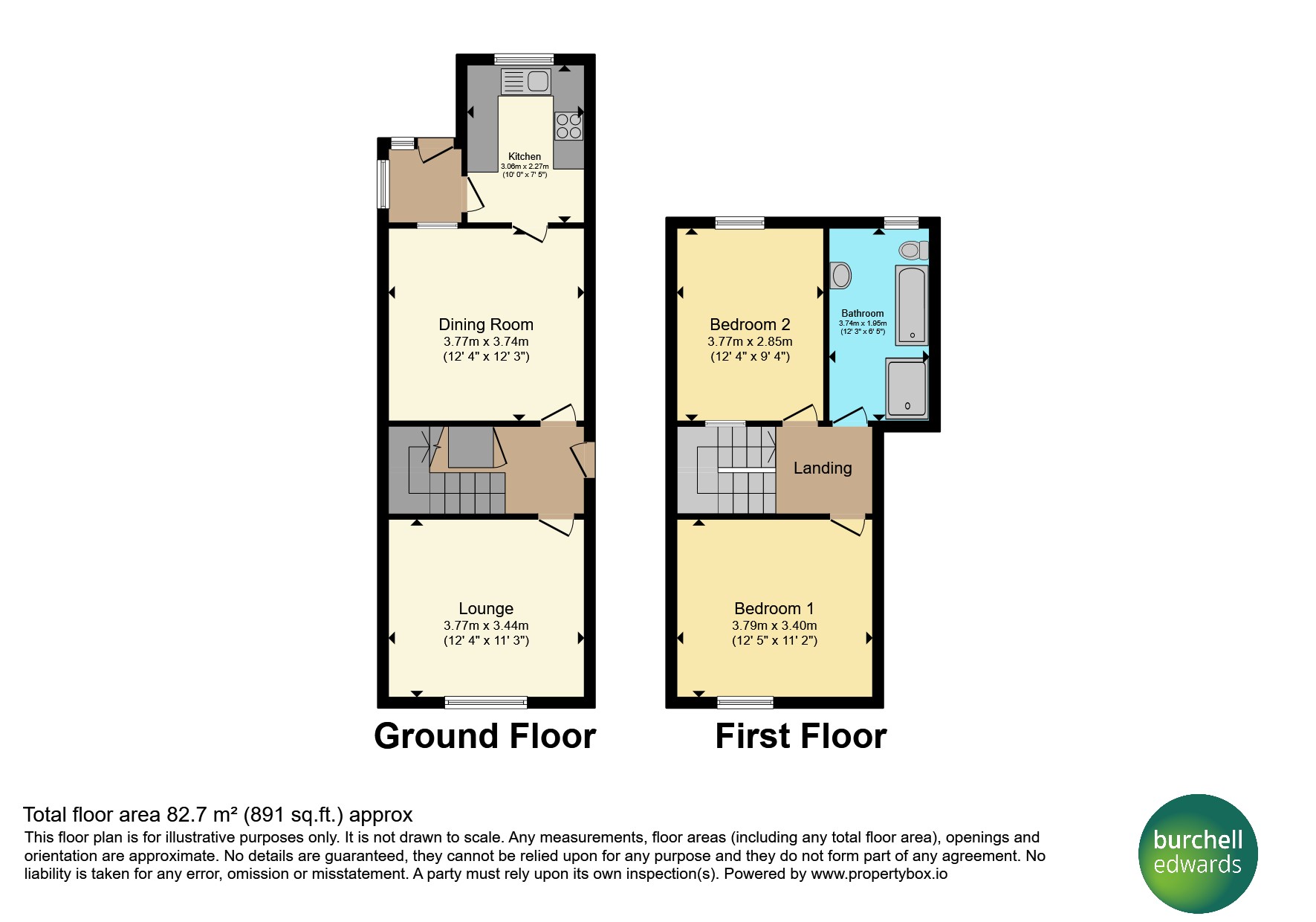 24, Over Lane, Belper floorplan