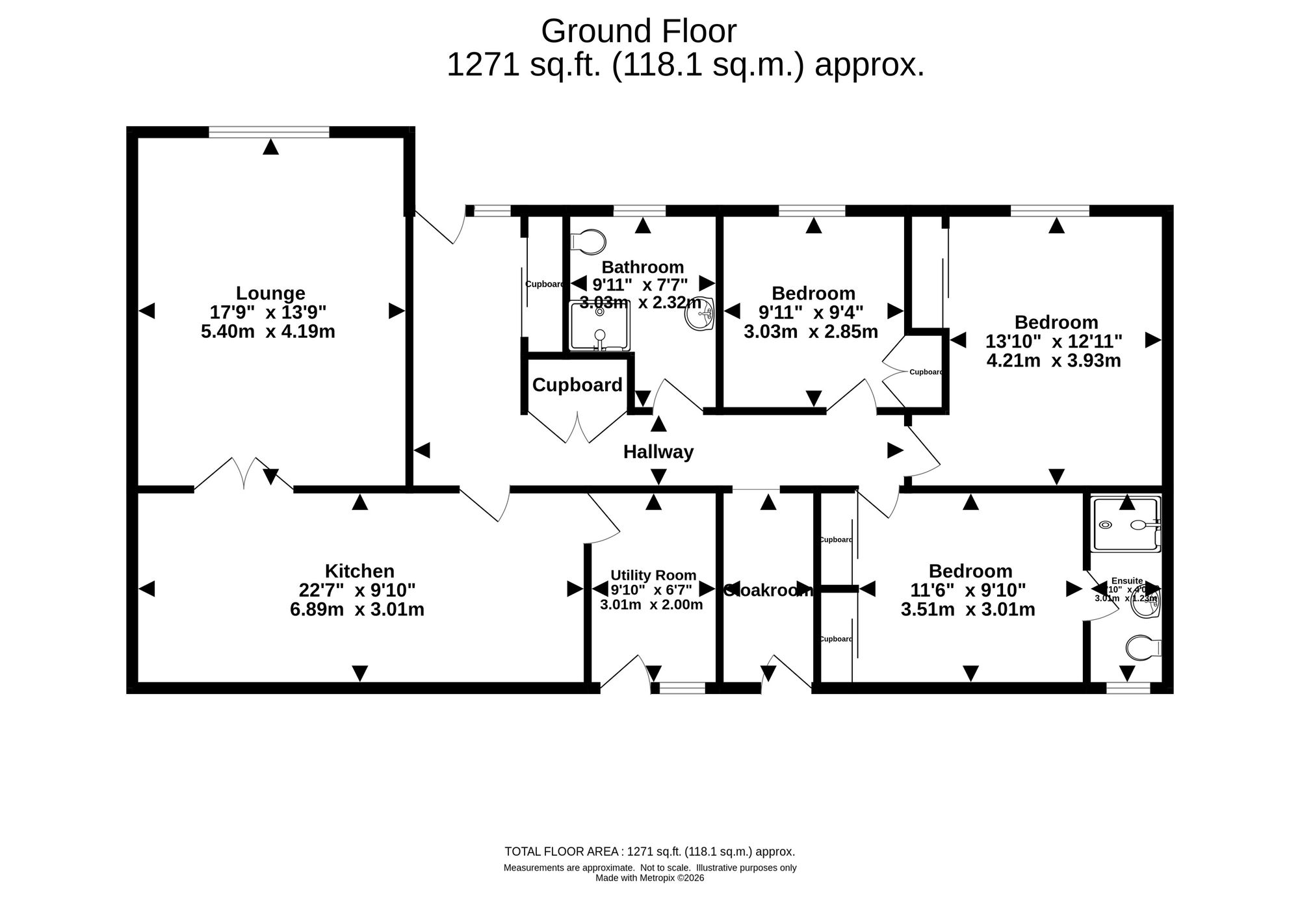 Glenauld House Maxwell Drive, Newton Stewart floorplan