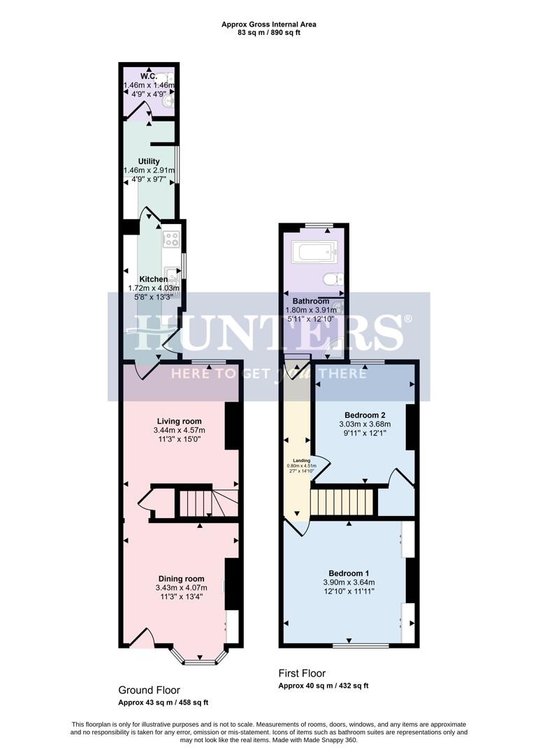 26, Fairfield Street, Leicester floorplan
