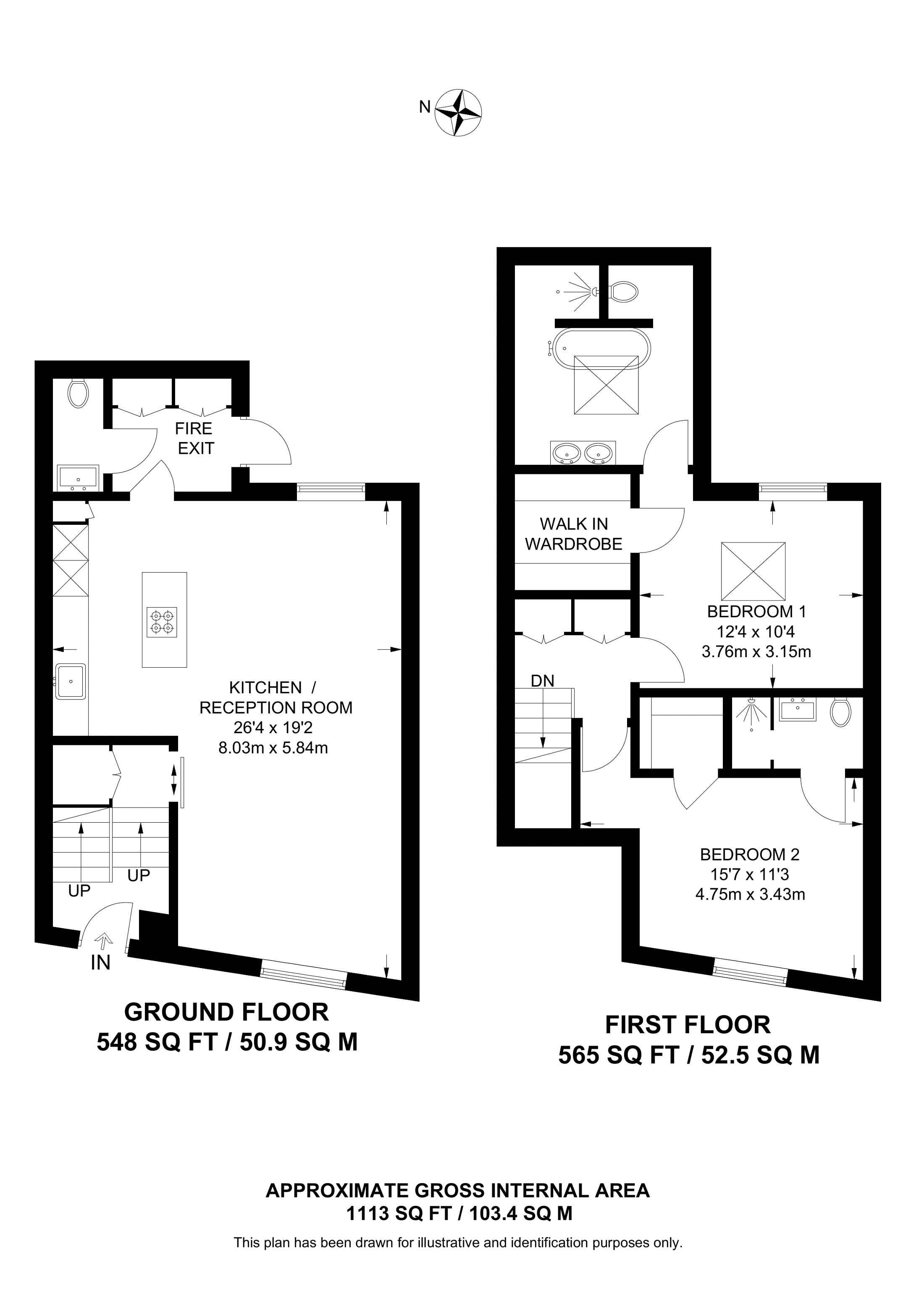 Holly Bush Vale, Hampstead floorplan