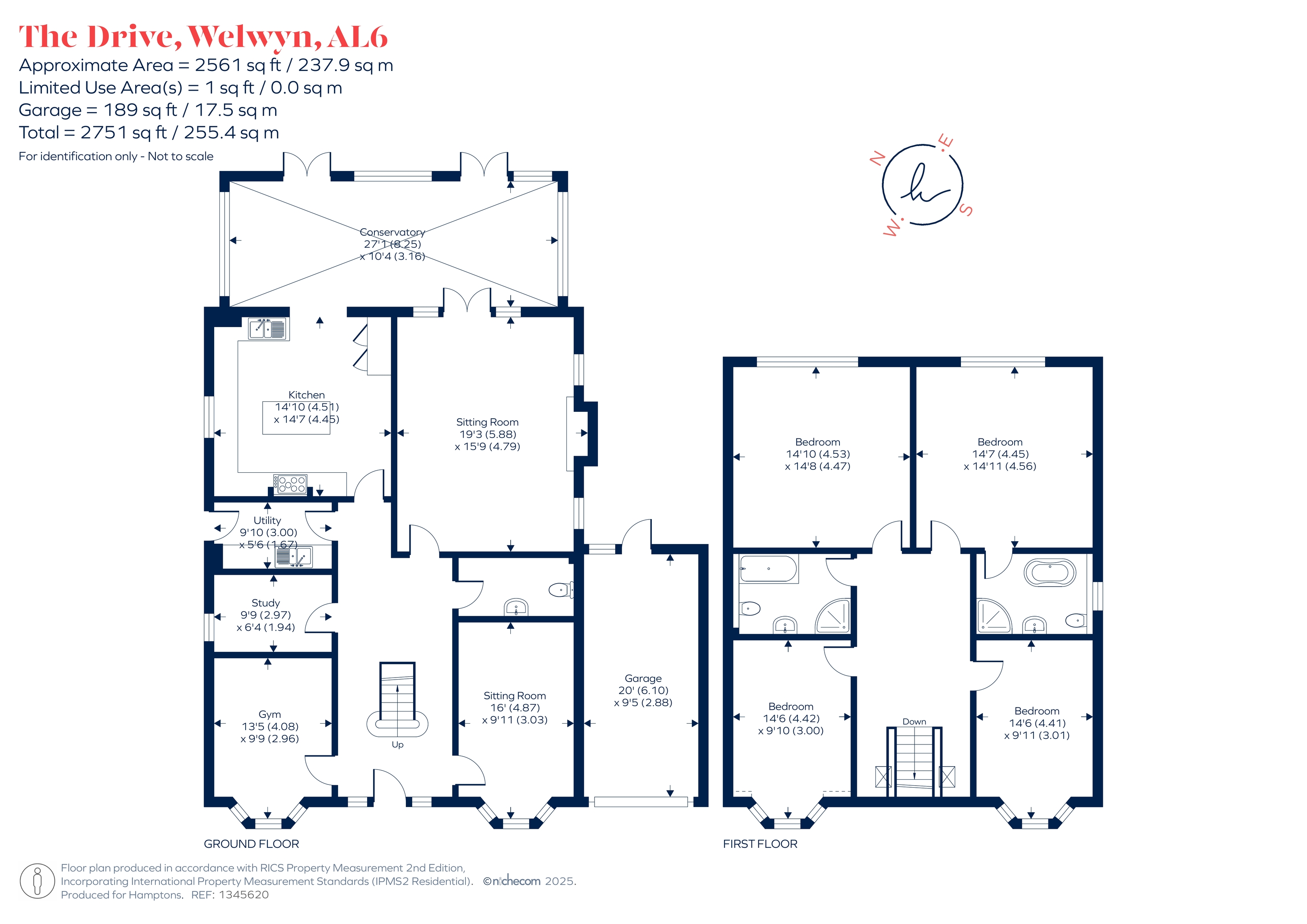 12, The Drive, Welwyn floorplan