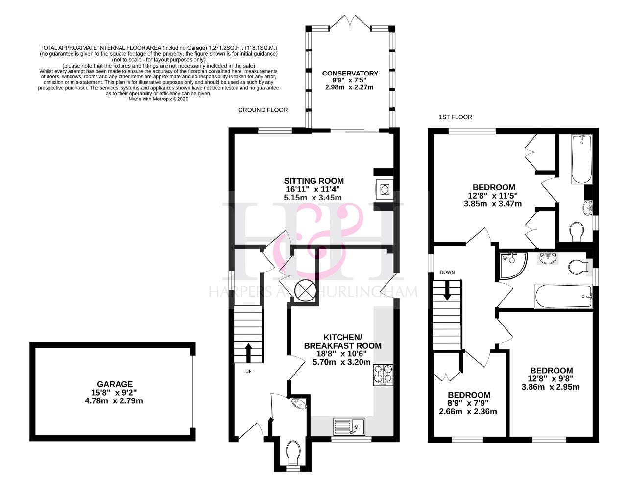 4, Woodgate Mews, Horsmonden floorplan
