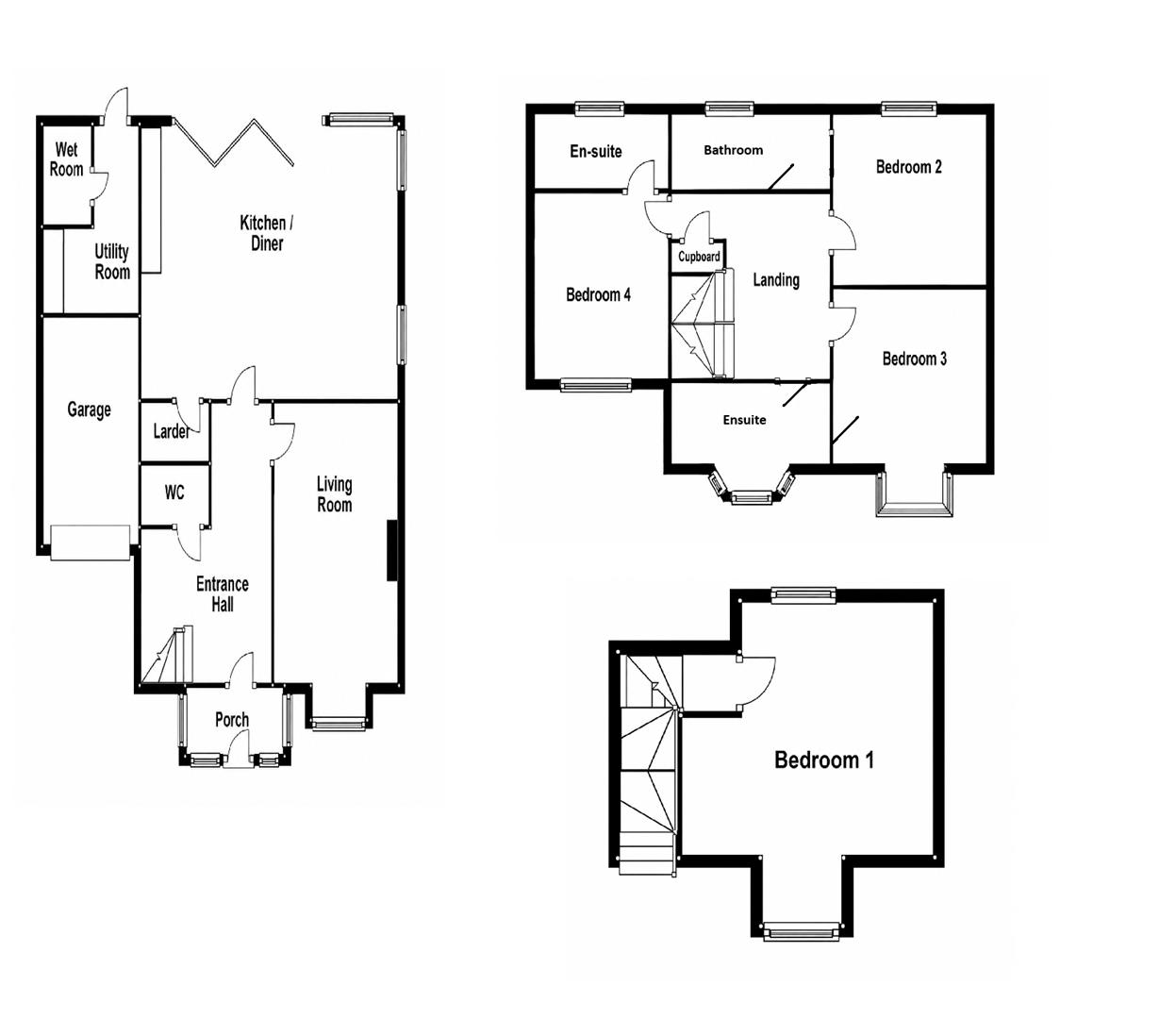 The Moorings, 50 Ulwell Road, Swanage floorplan