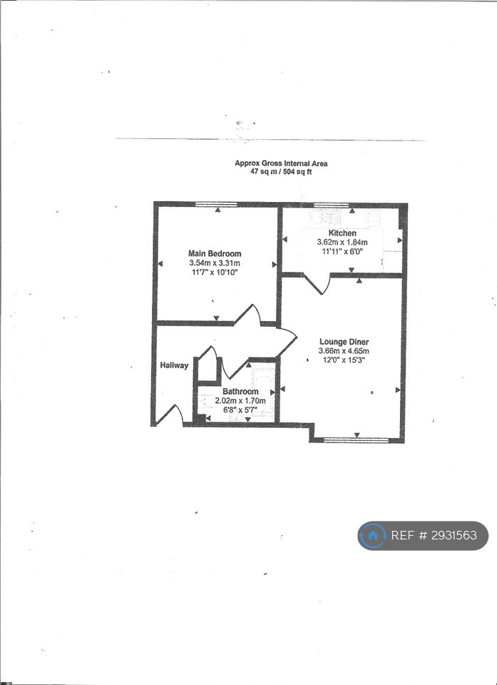 Flat, Berry Head Road, Brixham floorplan