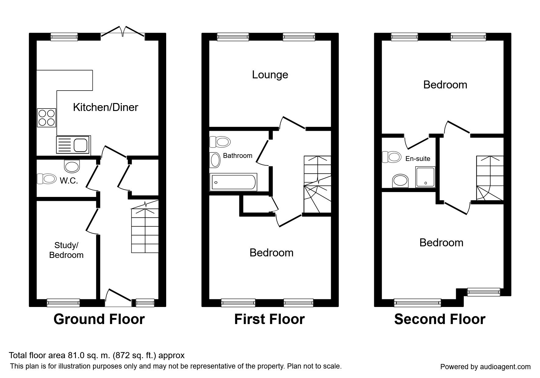 3 Bedrooms Terraced house for sale in Thomas Neame Avenue, Faversham ME13