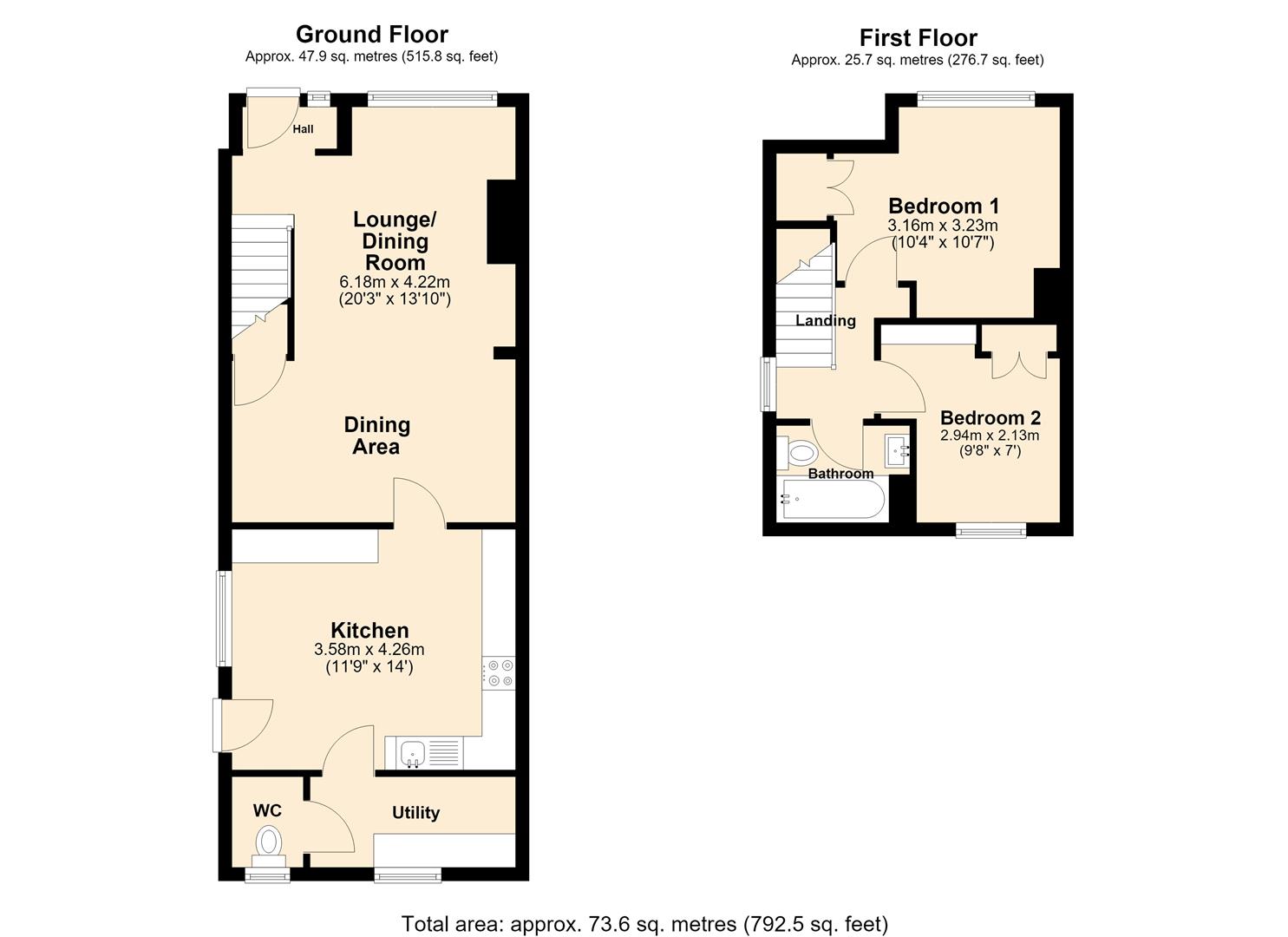 210, Danube Road, Hull floorplan