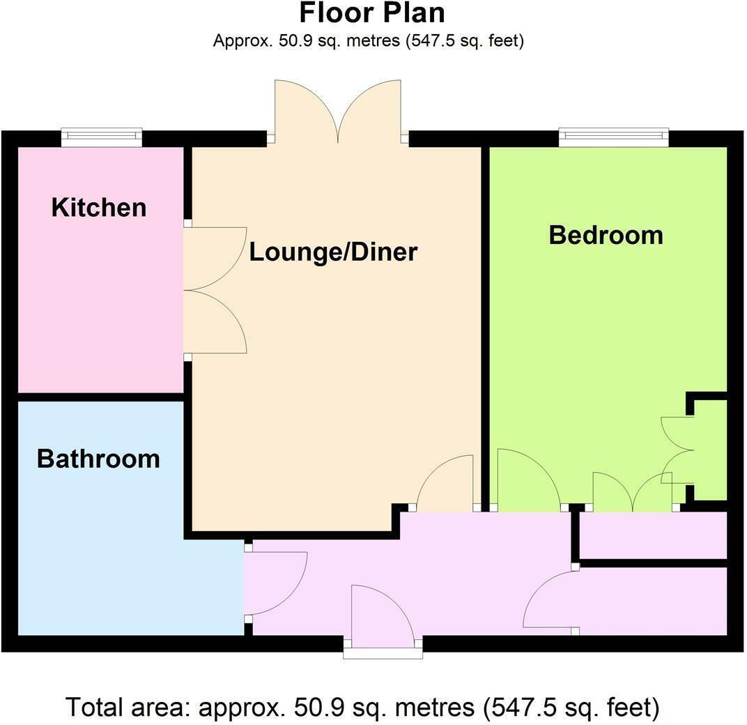 Union Place, Worthing floorplan