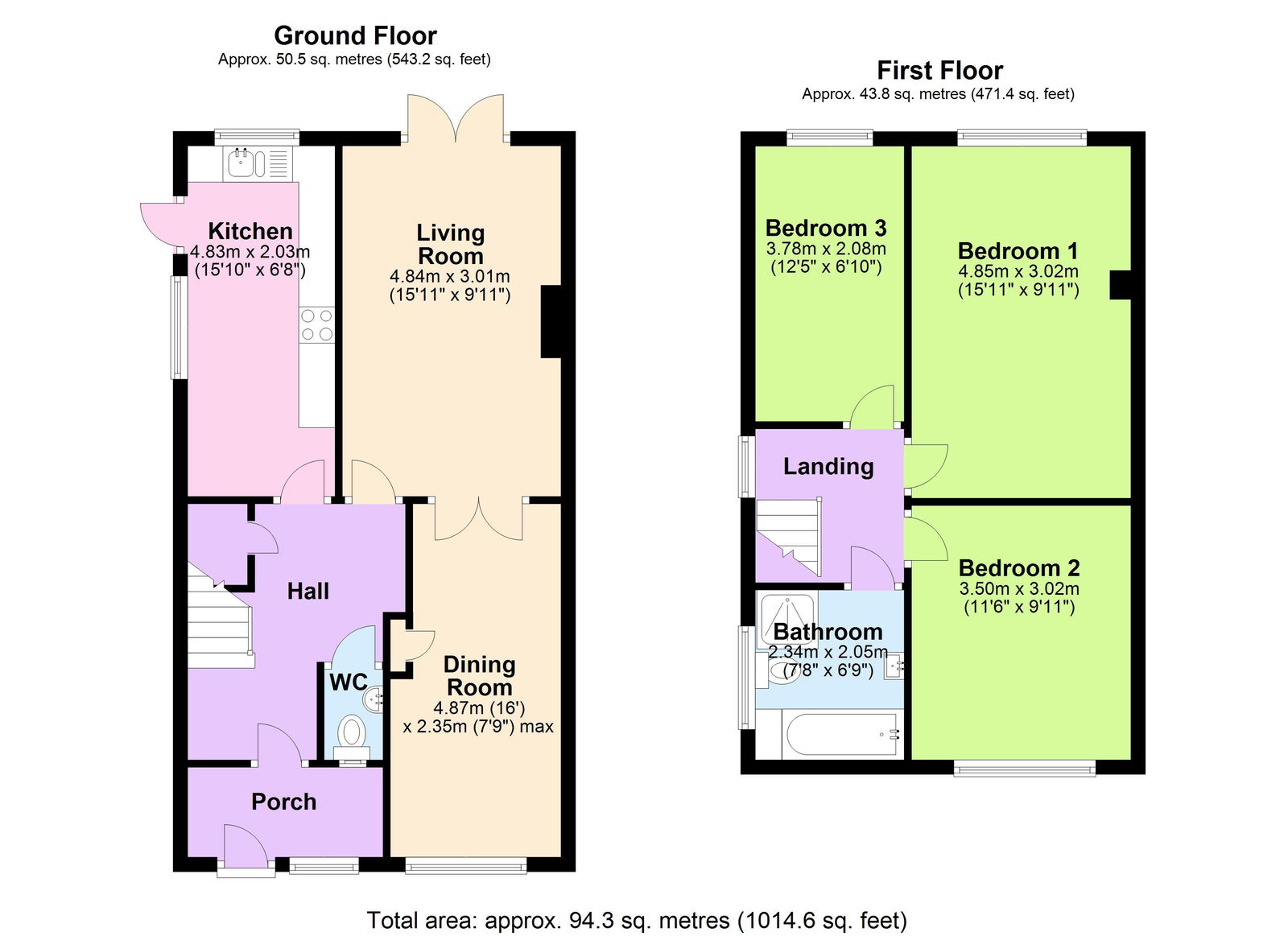 4, The Chestnuts, Cranbrook floorplan