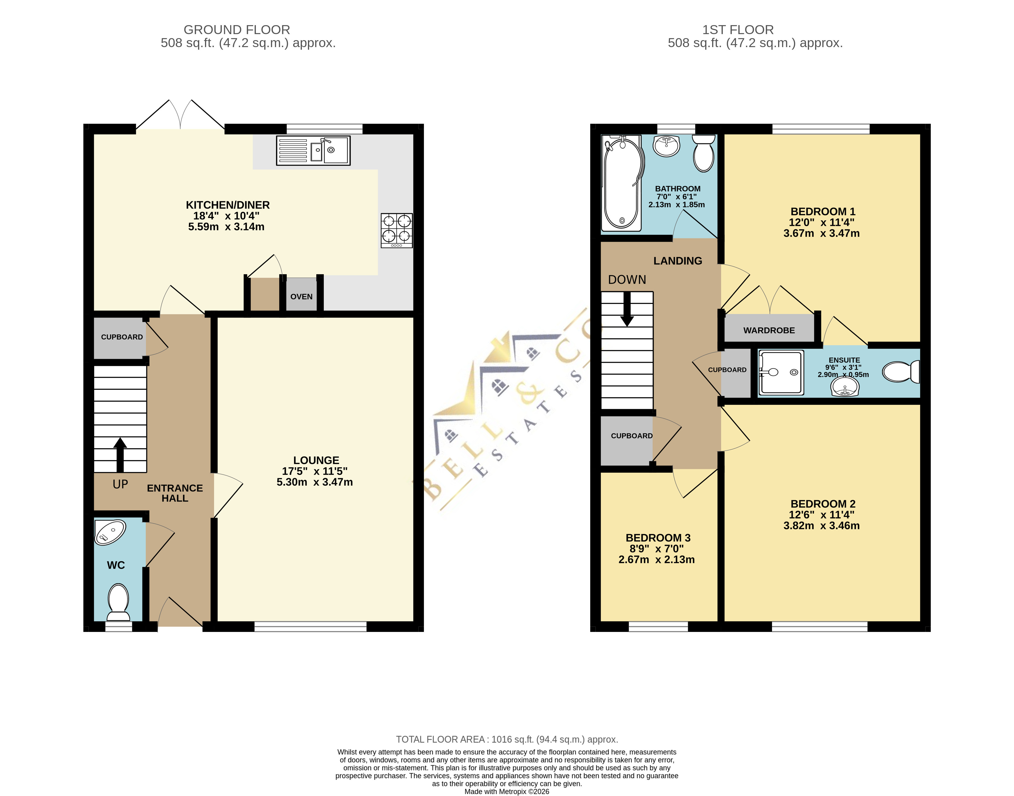 6, Wallingfield Court, Sheffield floorplan