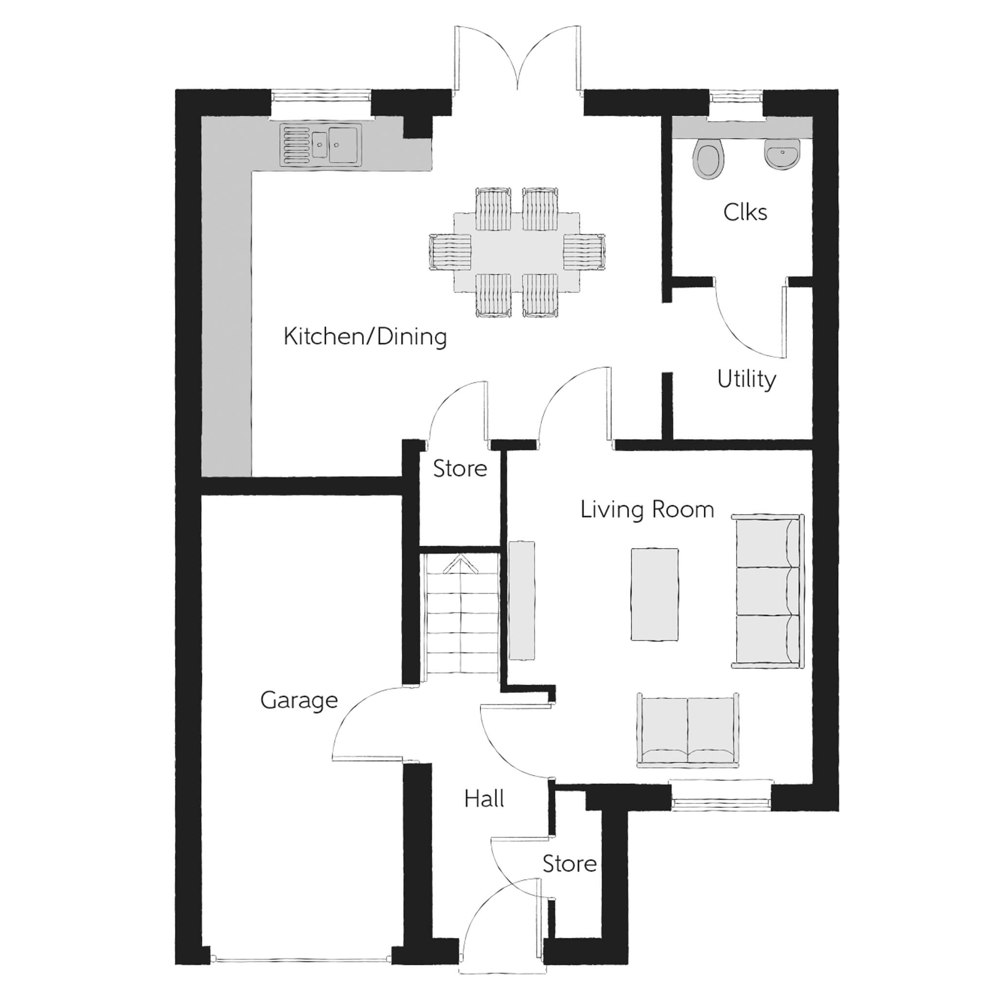 31, Deacons Close, Croft floorplan