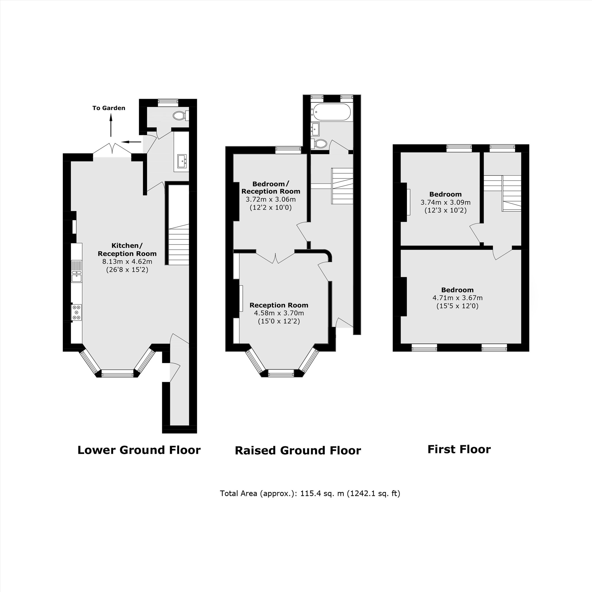 25, Myrtle Road, London floorplan