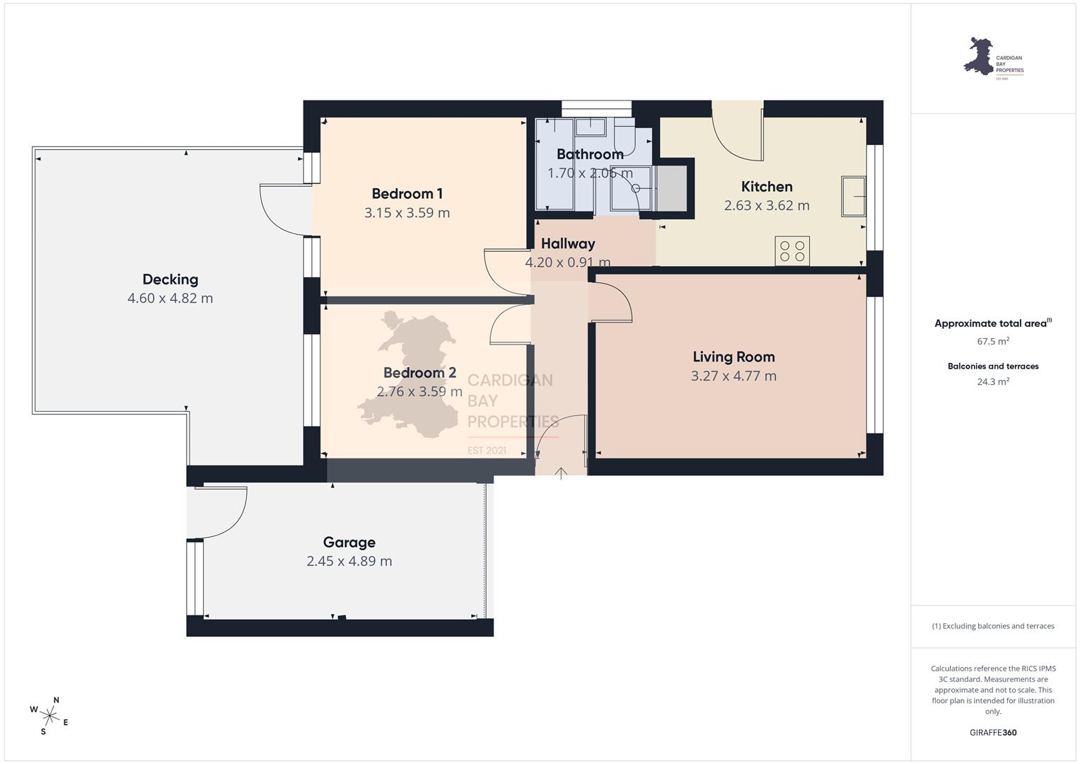 14, Ffordd Y Bedol, Cardigan floorplan