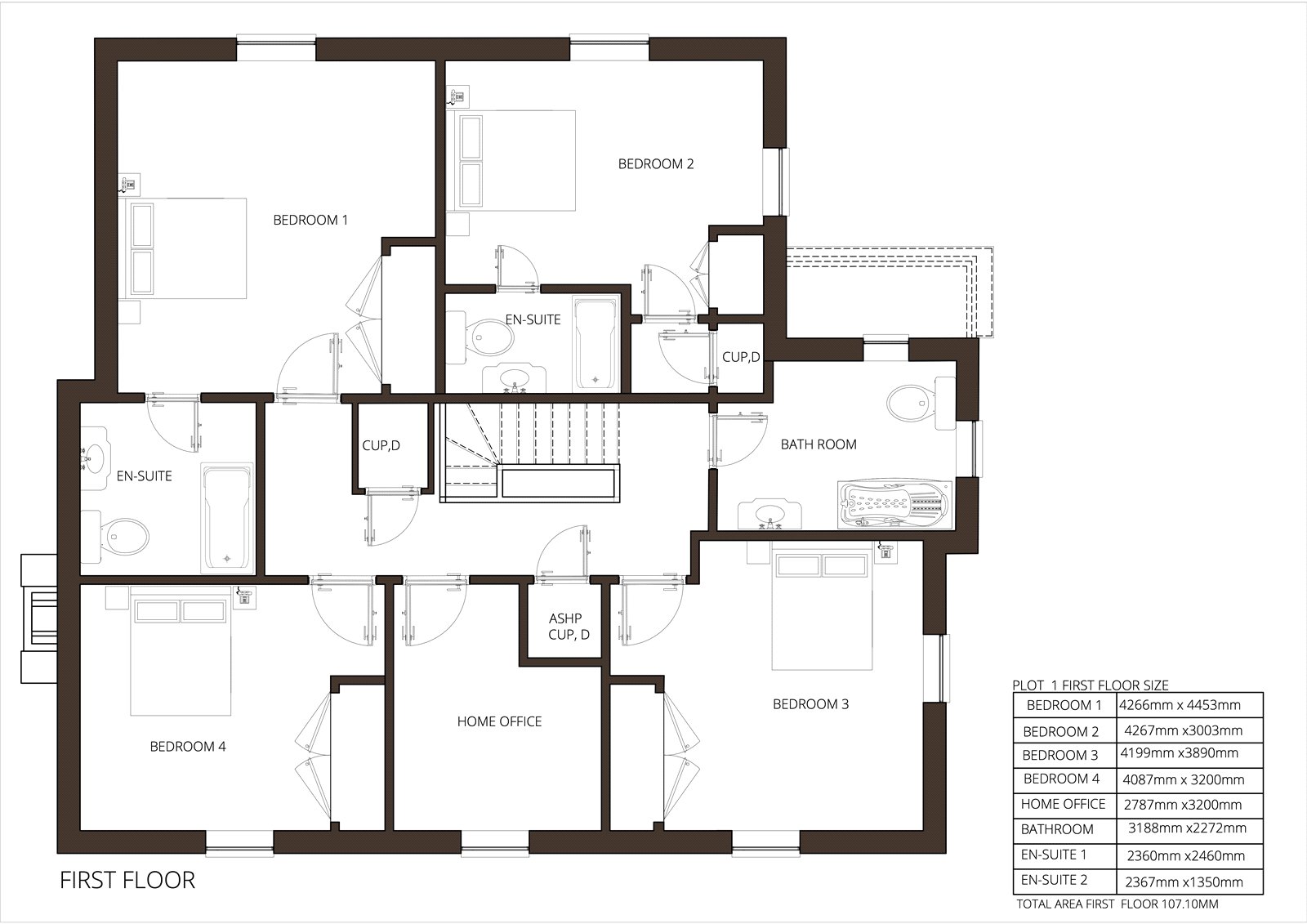 Plot 1,, Swan Cottage, The Nest, Abberton floorplan