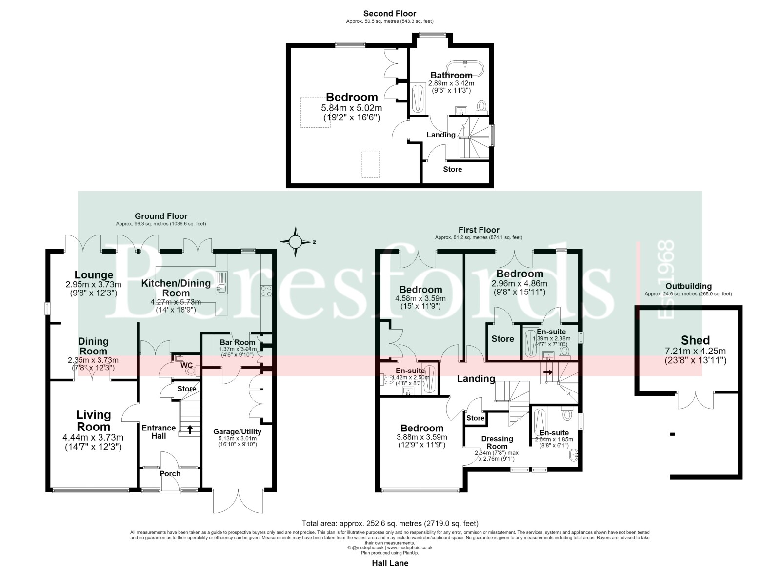 153, Hall Lane, Upminster floorplan