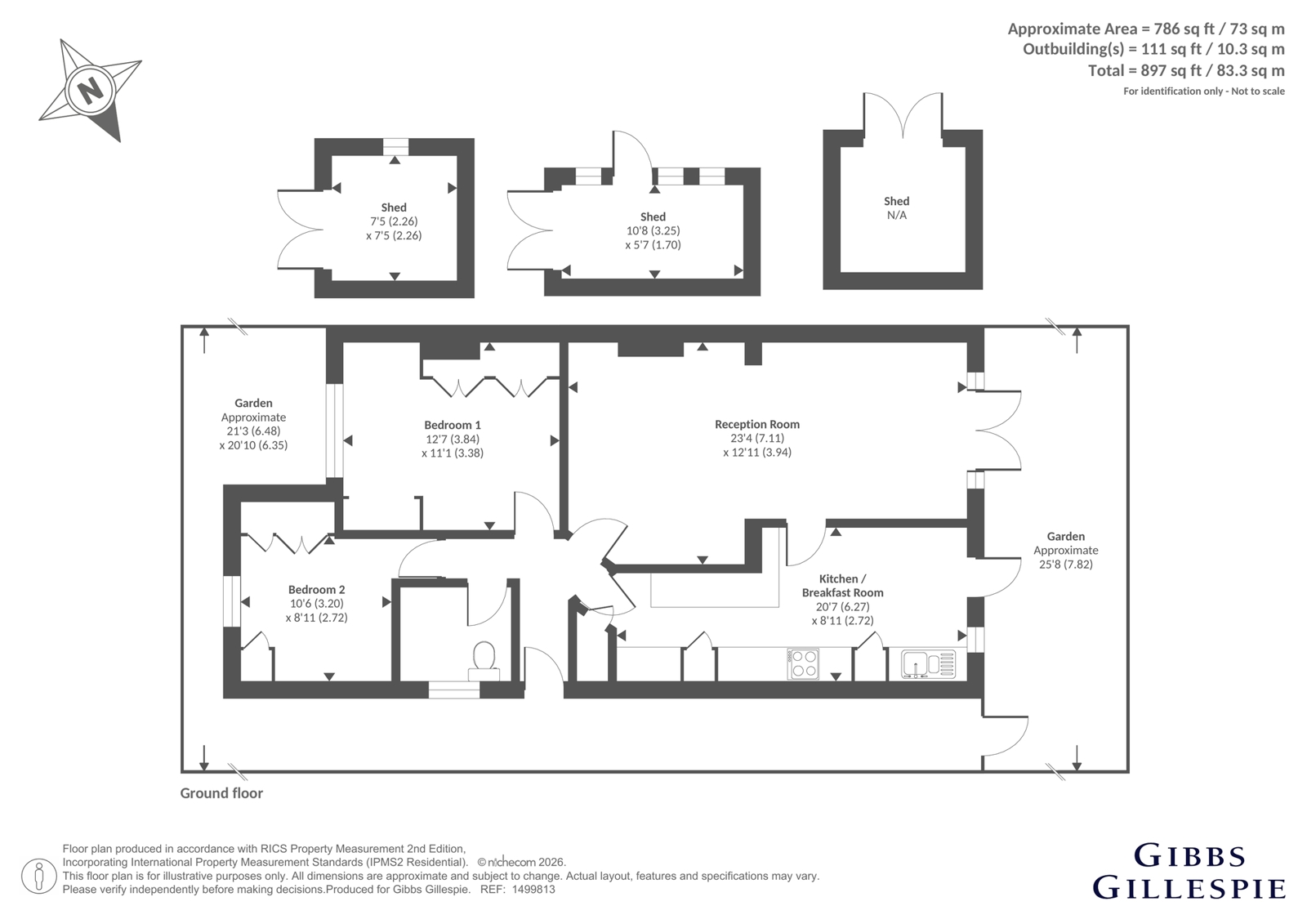 46, Woodville Gardens, Ruislip floorplan
