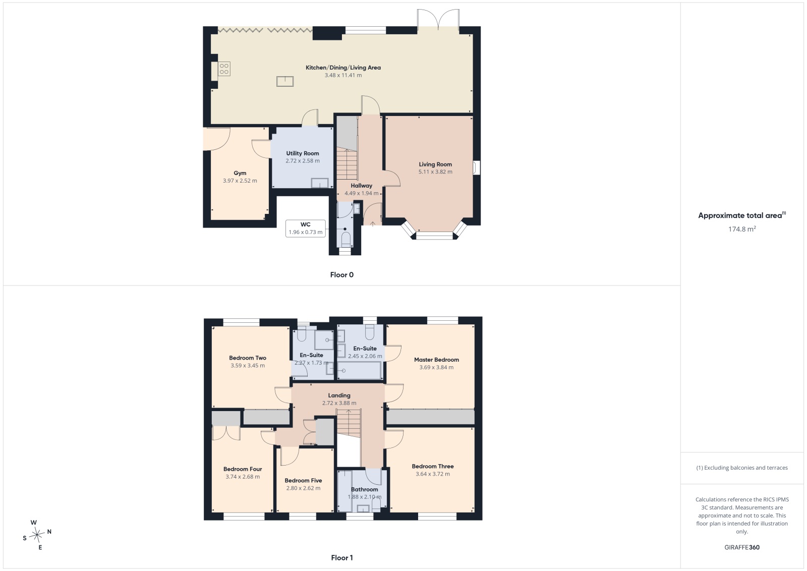 6 Cockleshell Close, Warsash, Southampton floorplan