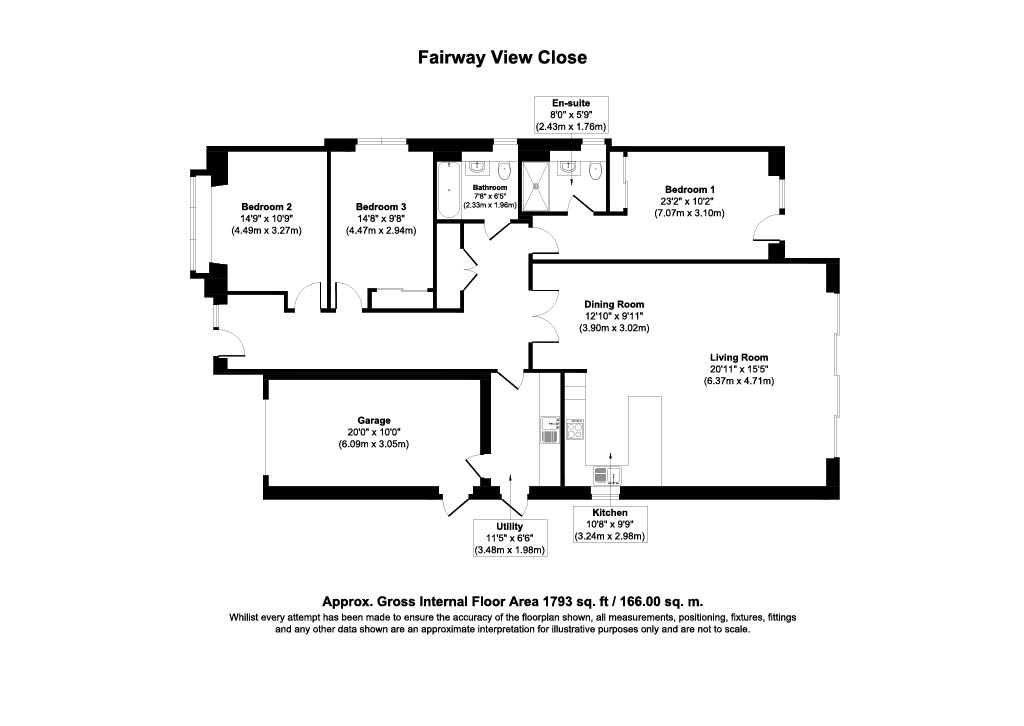 4, Fairway View Close, Ferndown floorplan
