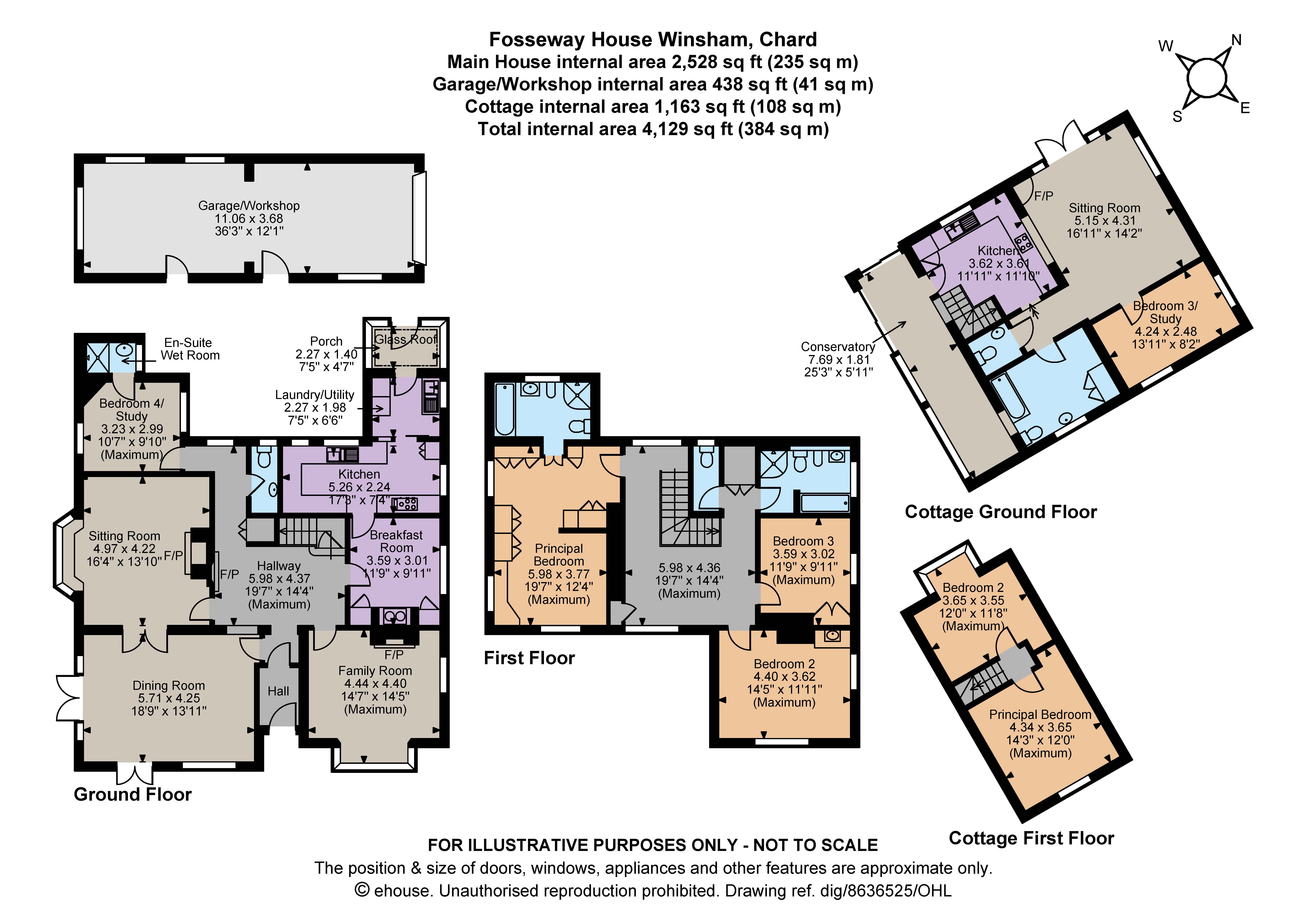 Fosseway House,, Winsham, Somerset floorplan