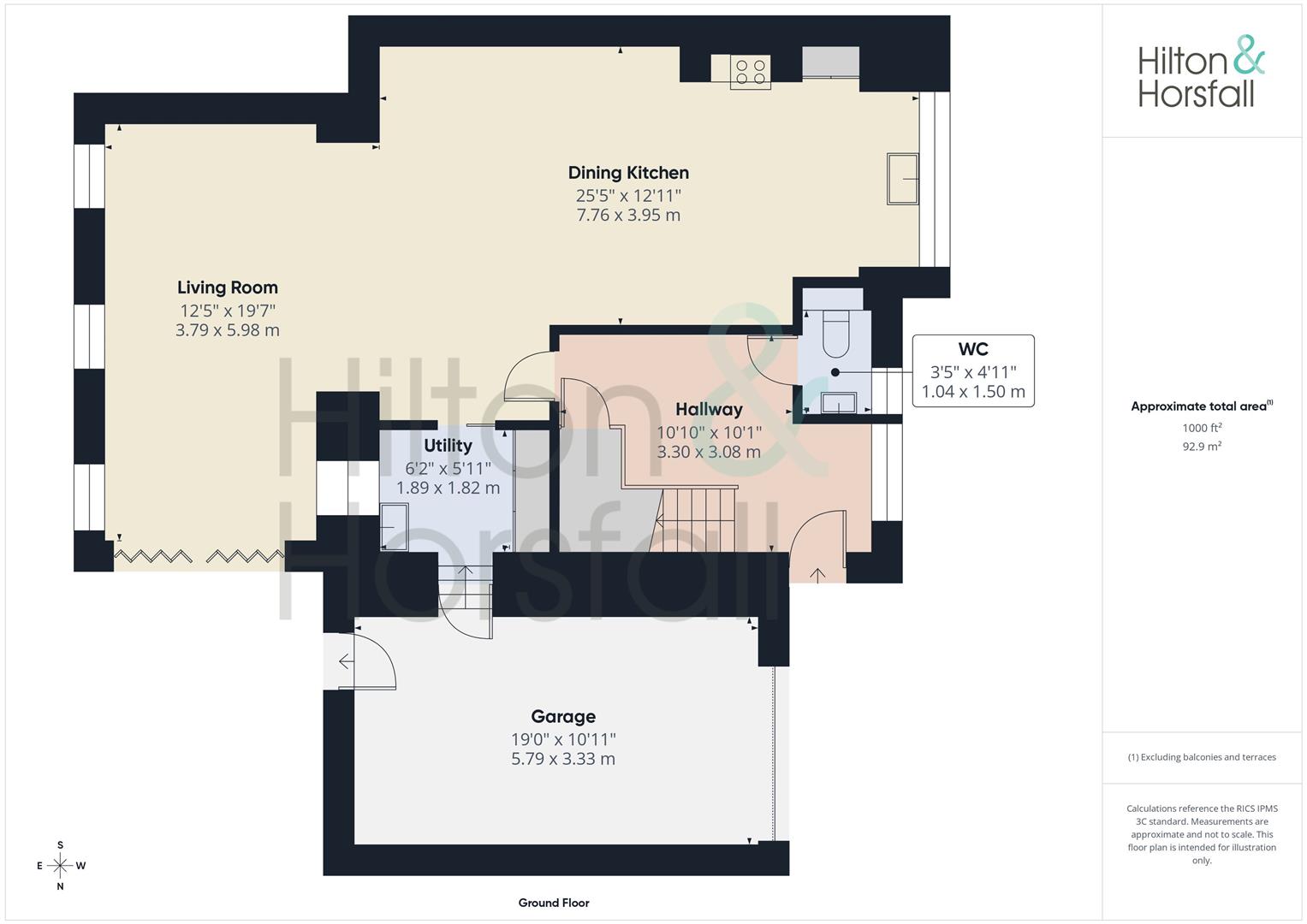 1 The Old Mill, Wellhead, Winewall floorplan