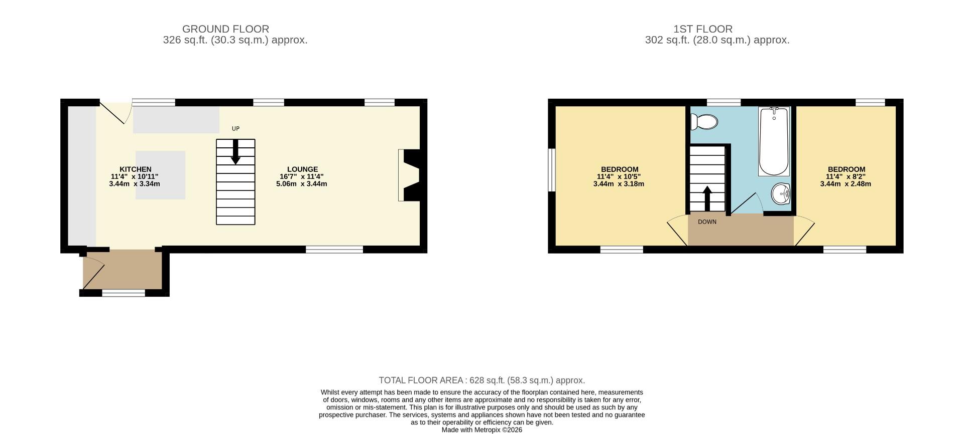 5, Brook Cottages, Leighton Buzzard floorplan