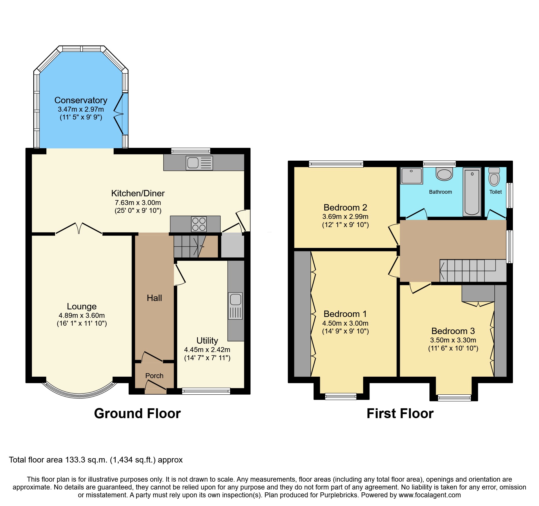17, Pear Tree Drive, Birmingham floorplan