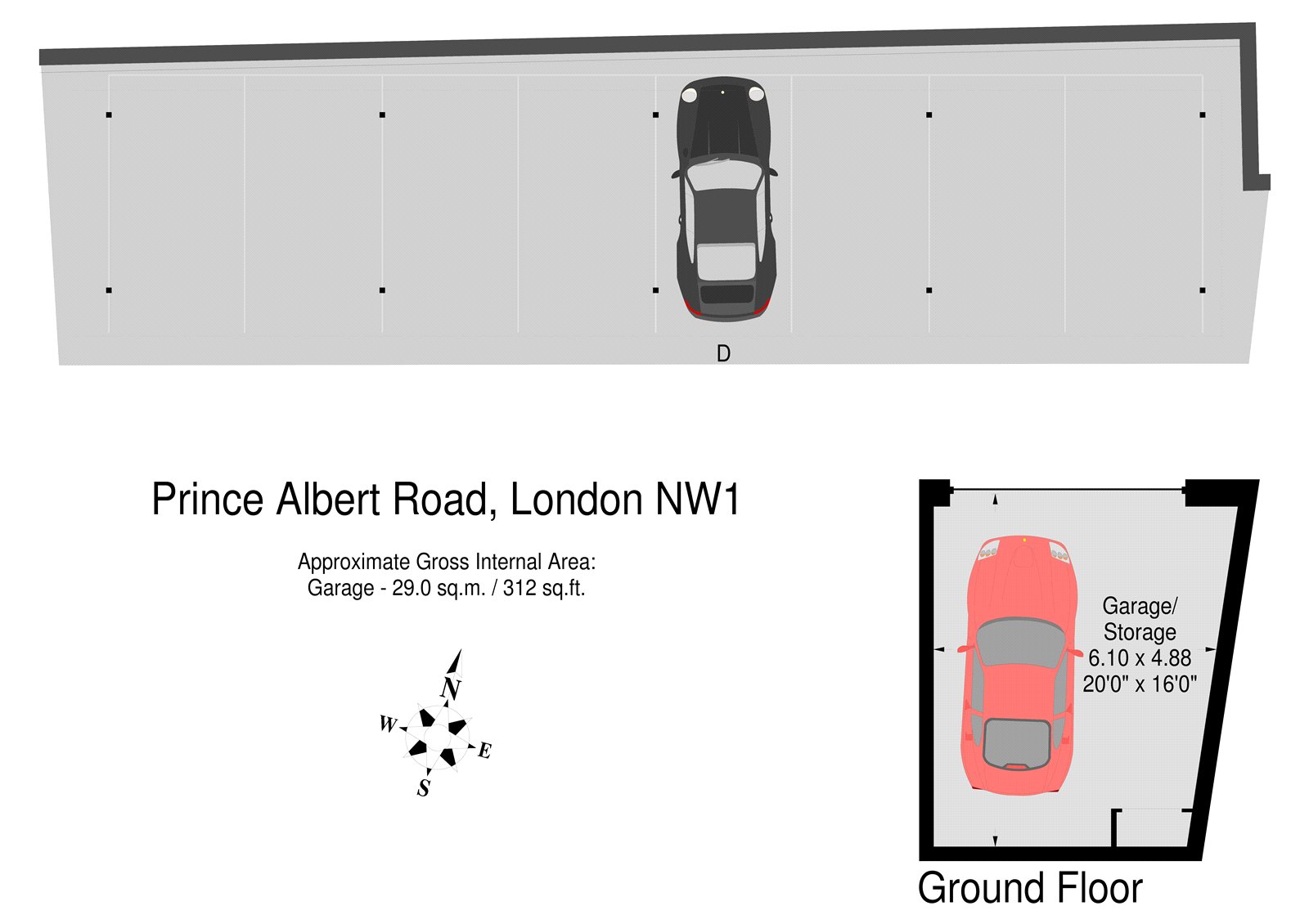 Penthouse, 23, Prince Albert Road, London floorplan