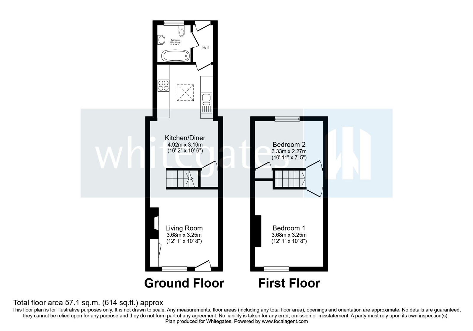 23, Albert Street, Cheshire floorplan