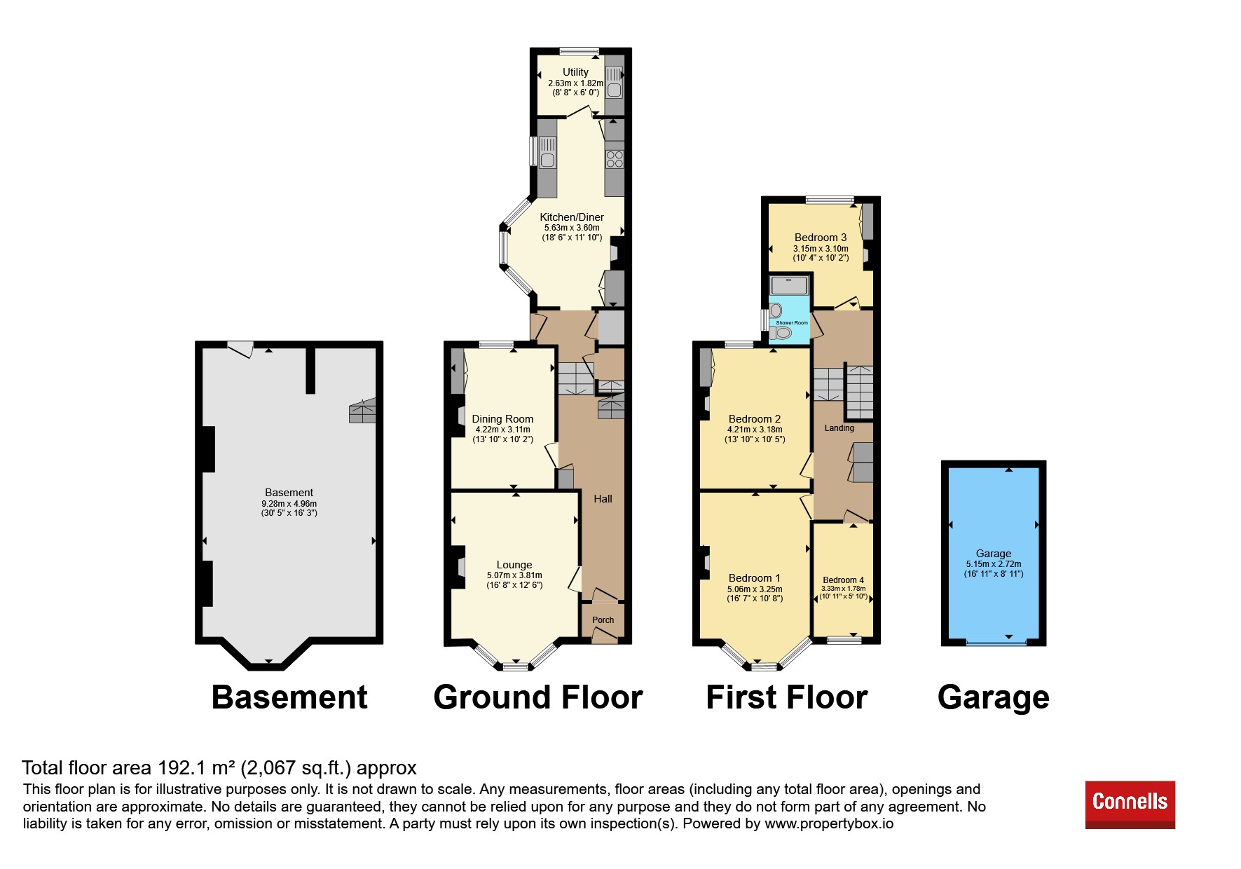 5, Whittington Street, Plymouth floorplan