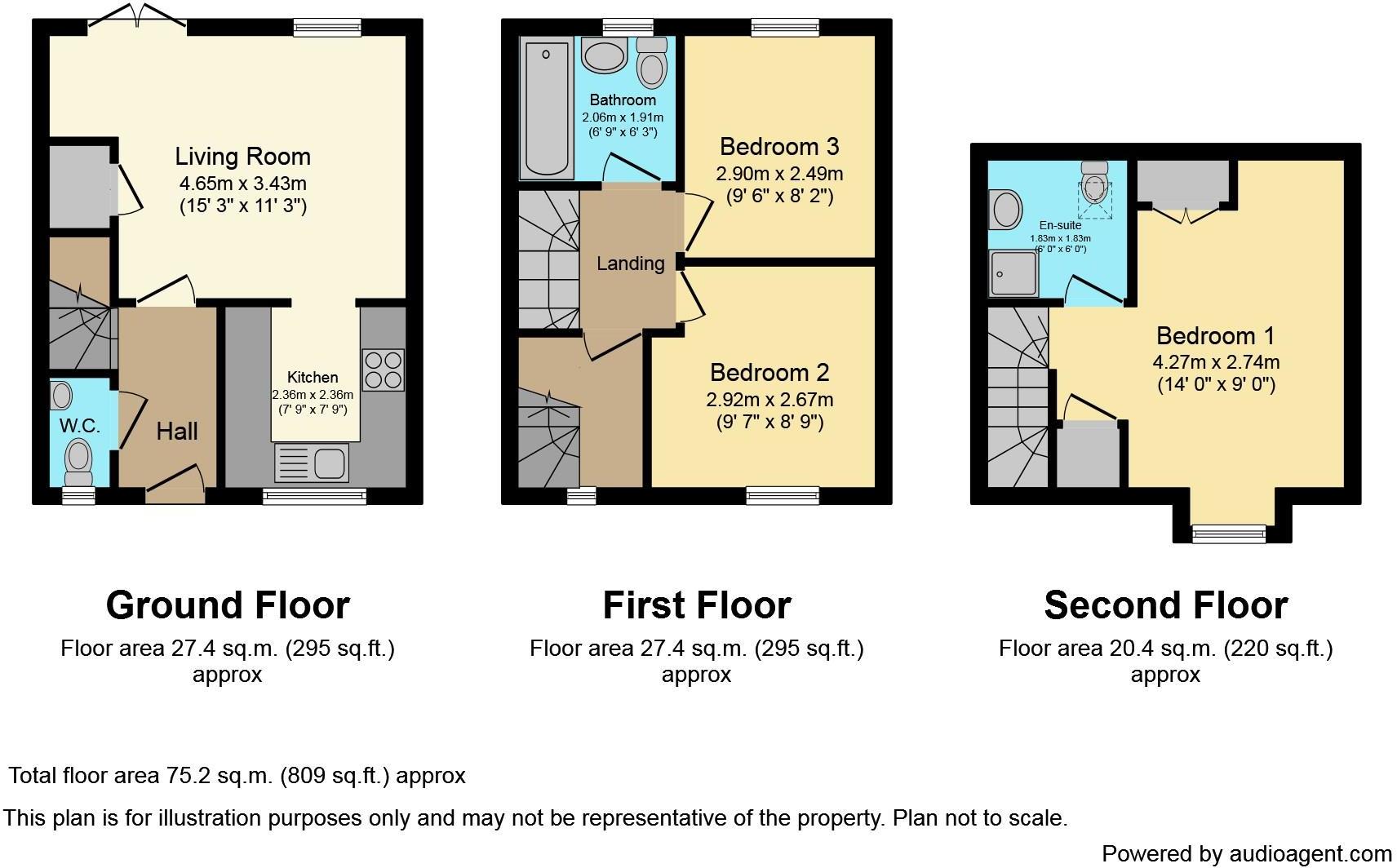 70, Kingsdown Road, Lincoln floorplan