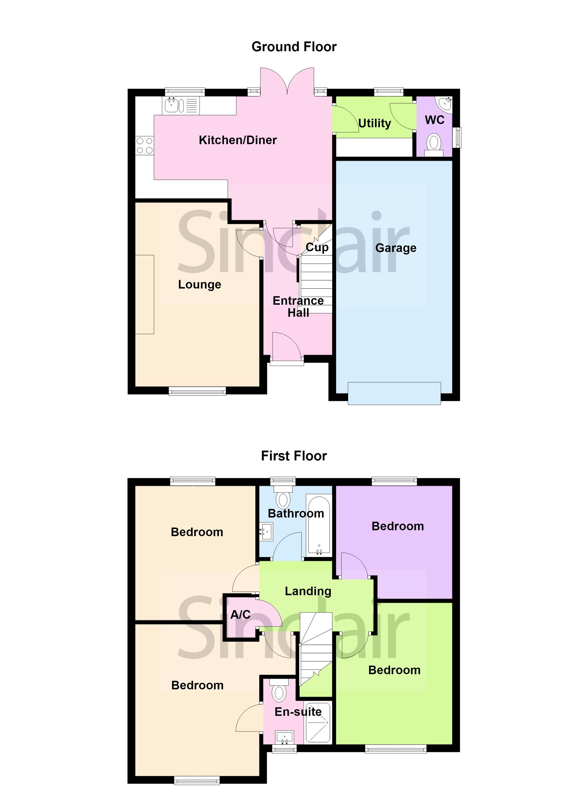 35 Moon Avenue, Coalville floorplan