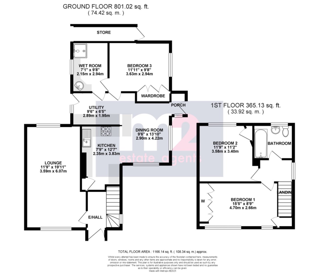 8 Westlea, High Street, Usk floorplan